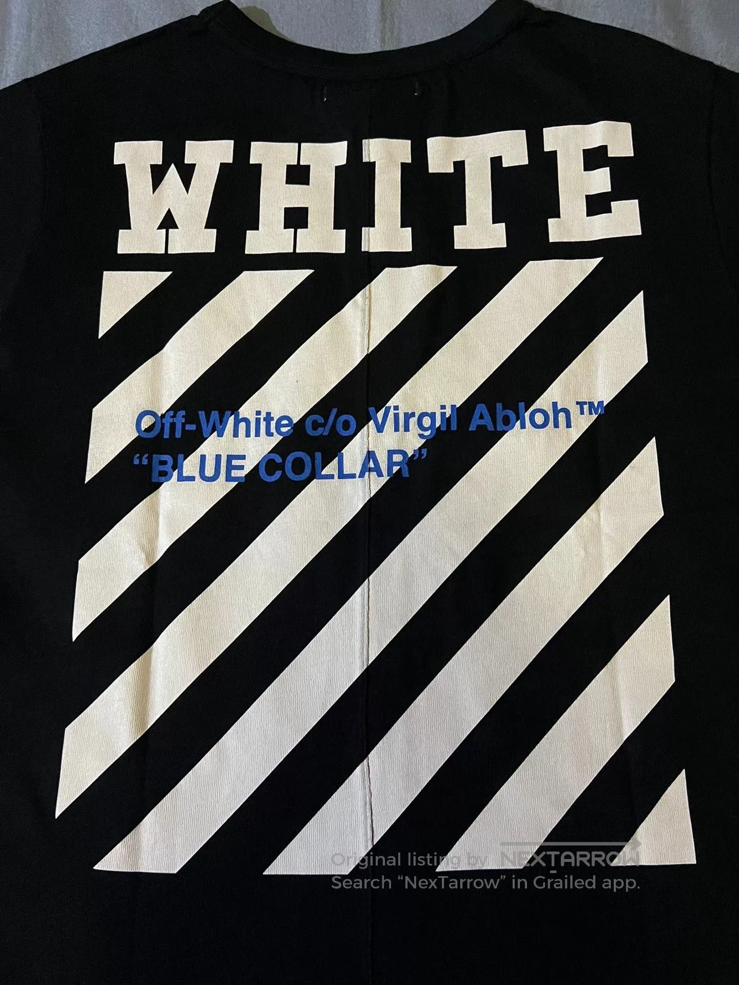 Off-White Off-White Classic Signature Warning T-Shirt. Size US S / EU 44-46 / 1 - 7 Thumbnail