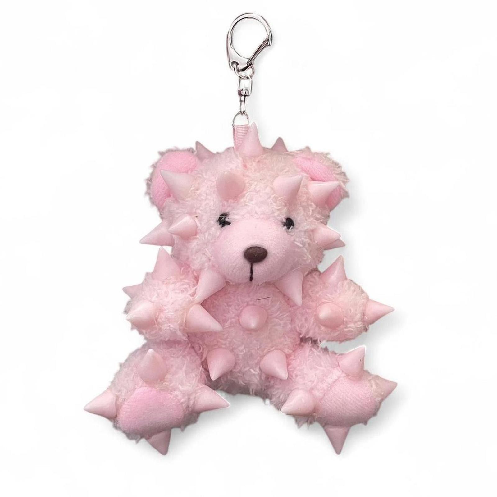 Other Teddy Bear Charm Baby Pink Spiked Handmade Size ONE SIZE - 1 Thumbnail