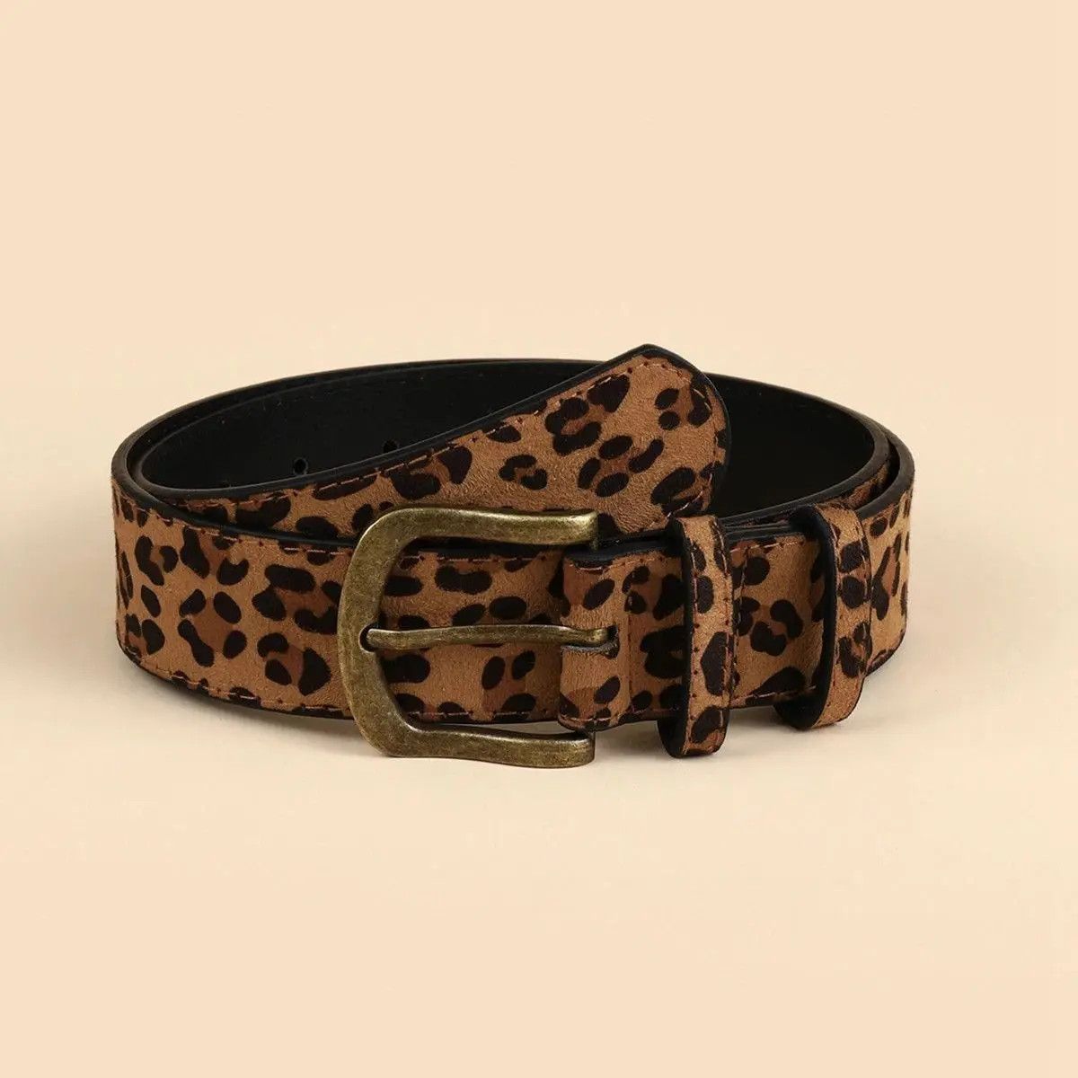 Japanese Brand 2000s leopard cheetah print belt Size 32 - 1 Thumbnail