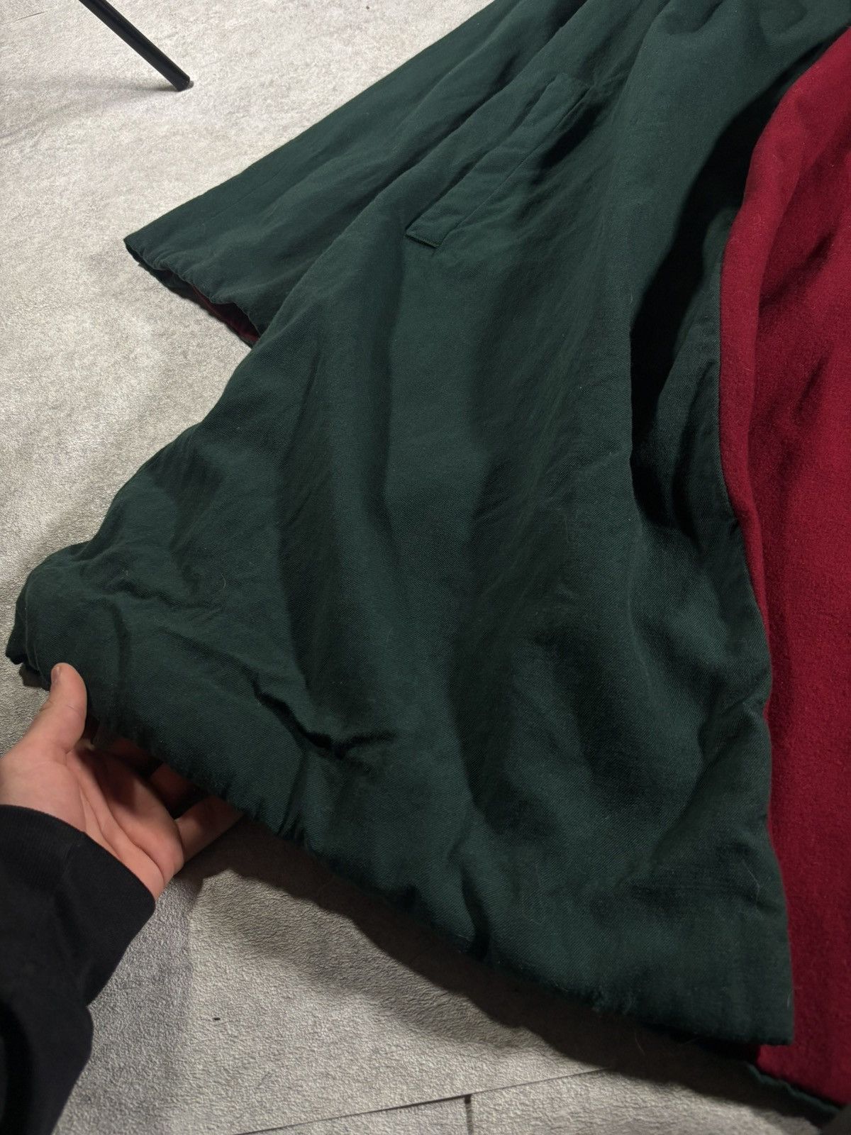 Aquascutum VINTAGE AQUASCUTUM Pure Wool Overcoat Dark Green showerproff Size US XL / EU 56 / 4 - 6 Thumbnail