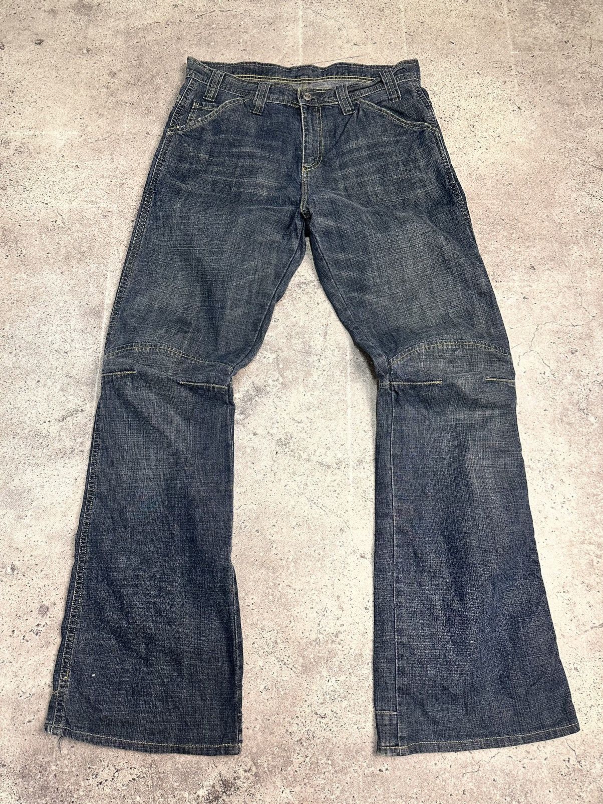 GOA G-Star Raw Blue Distressed Denim Pants Size 34 Size US 34 / EU 50 - 2 Thumbnail