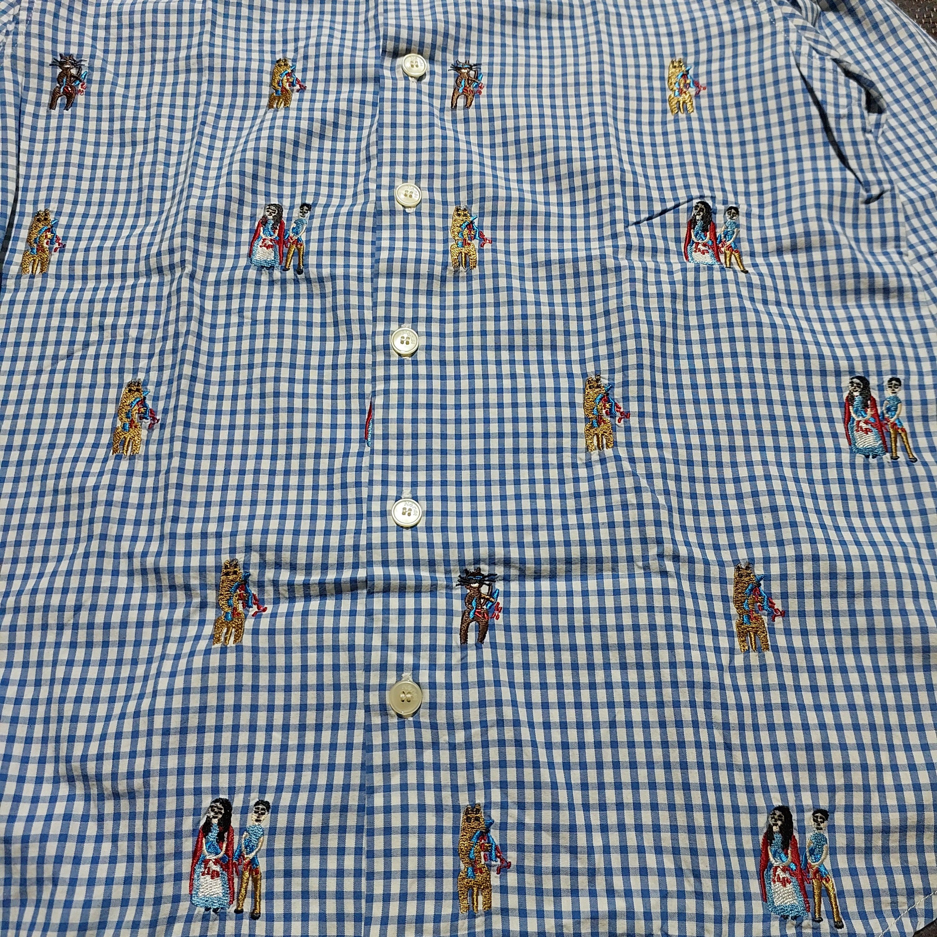 Ne-Net Ne-Net checkered plaid blue L/s shirt Size US M / EU 48-50 / 2 - 6 Thumbnail