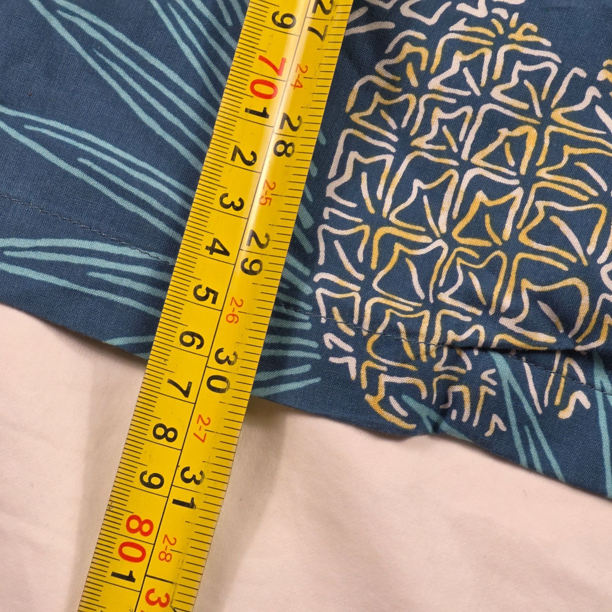 Reyn Spooner Reyn Spooner Hawaiian Gold Camp Mens Size XL Blue Pineapple Size US XL / EU 56 / 4 - 8 Thumbnail