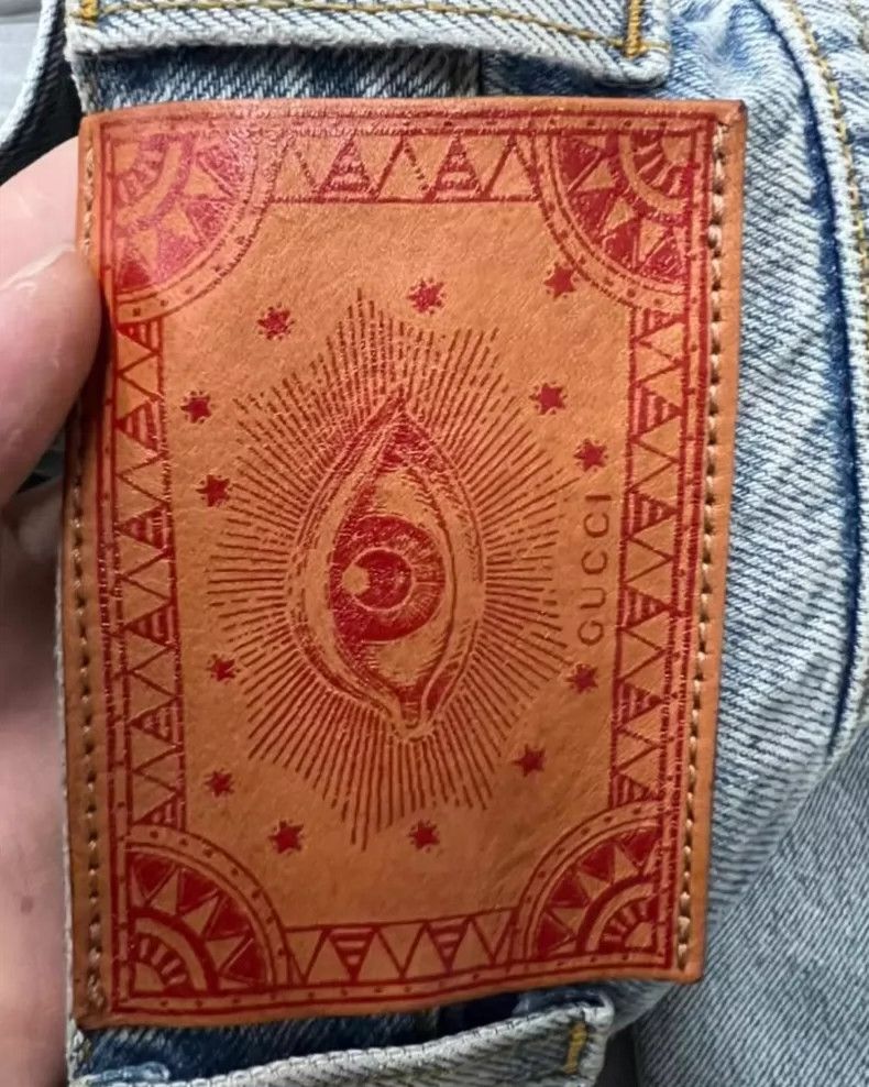 Gucci Gucci Letter-printed straight jeans Size US 31 - 5 Thumbnail