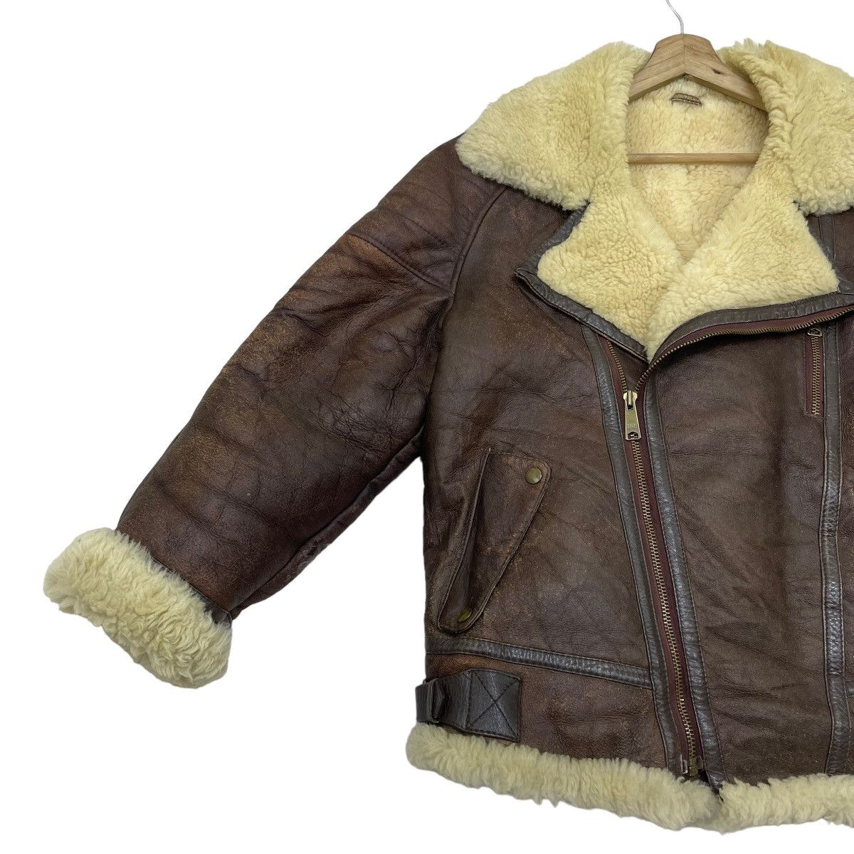 Other 🔥Vintage West Cost B3 Shearling Double Collar Size US M / EU 48-50 / 2 - 3 Thumbnail
