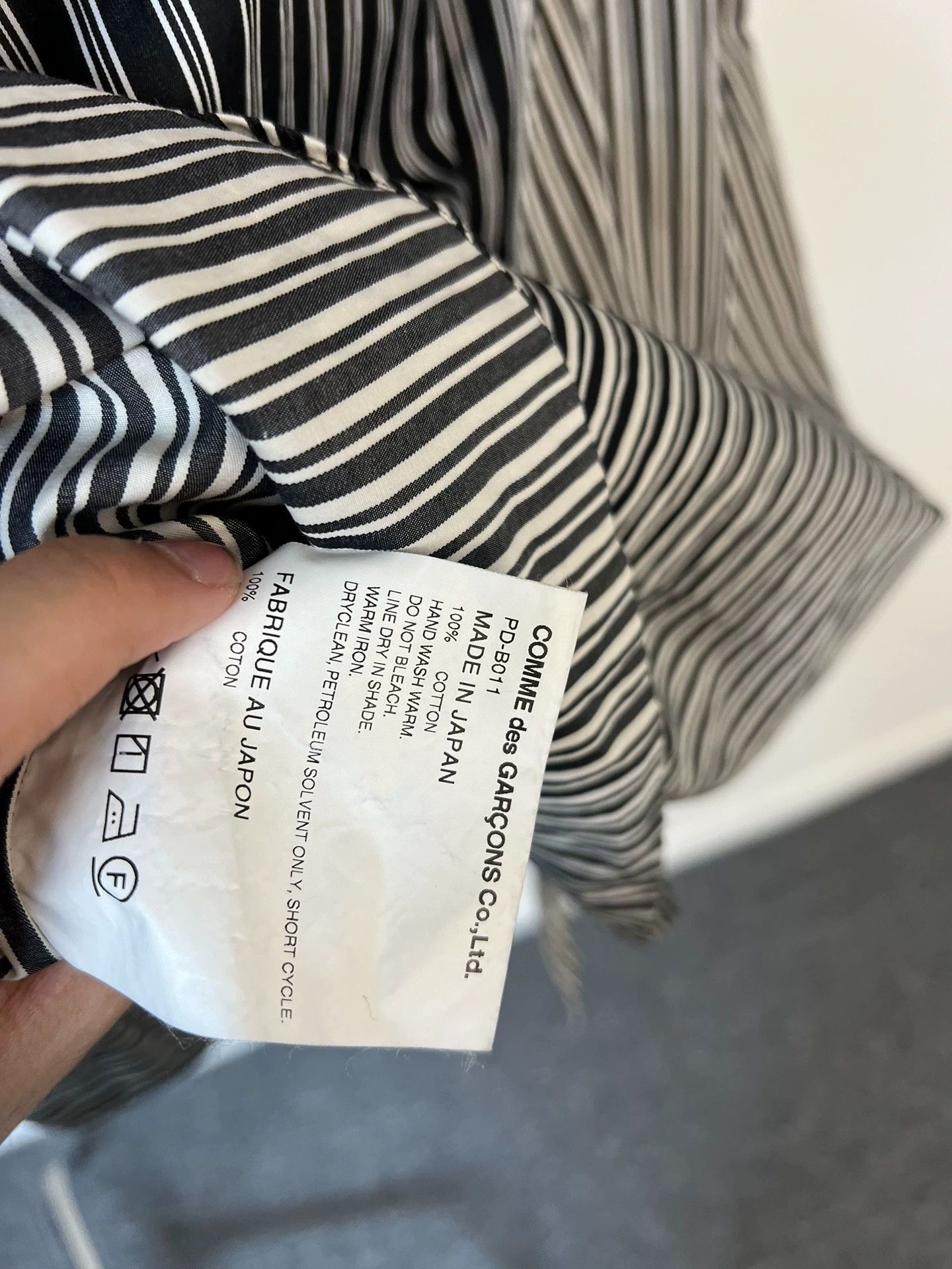 Comme des Garcons Homme Plus CDG Homme Plus Double-Layer Colorblocked Shirt Size XS (M) Size US XS / EU 42 / 0 - 5 Thumbnail