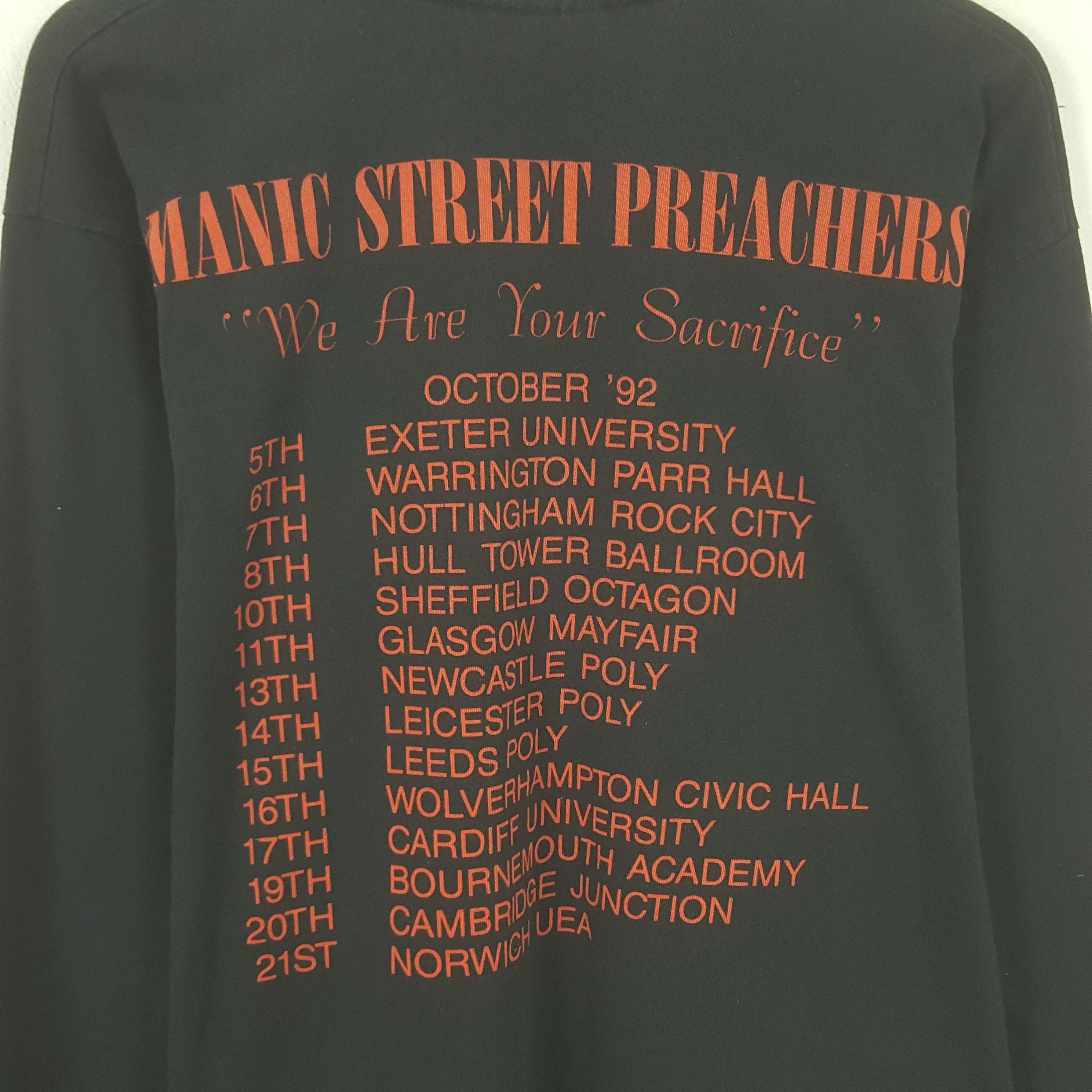 Band Tees Vintage Manic Street Preachers American Rock Band T-shirt Size US L / EU 52-54 / 3 - 4 Thumbnail