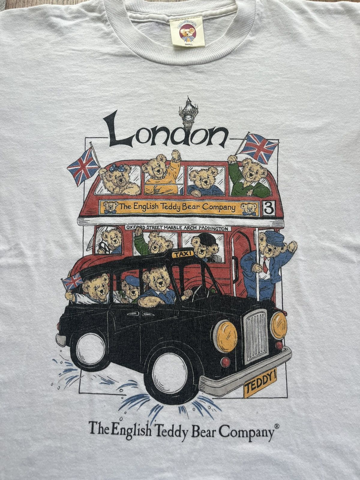 Vintage Vintage The English Teddy Bear Company 90’s Tshirt Size US S / EU 44-46 / 1 - 5 Thumbnail