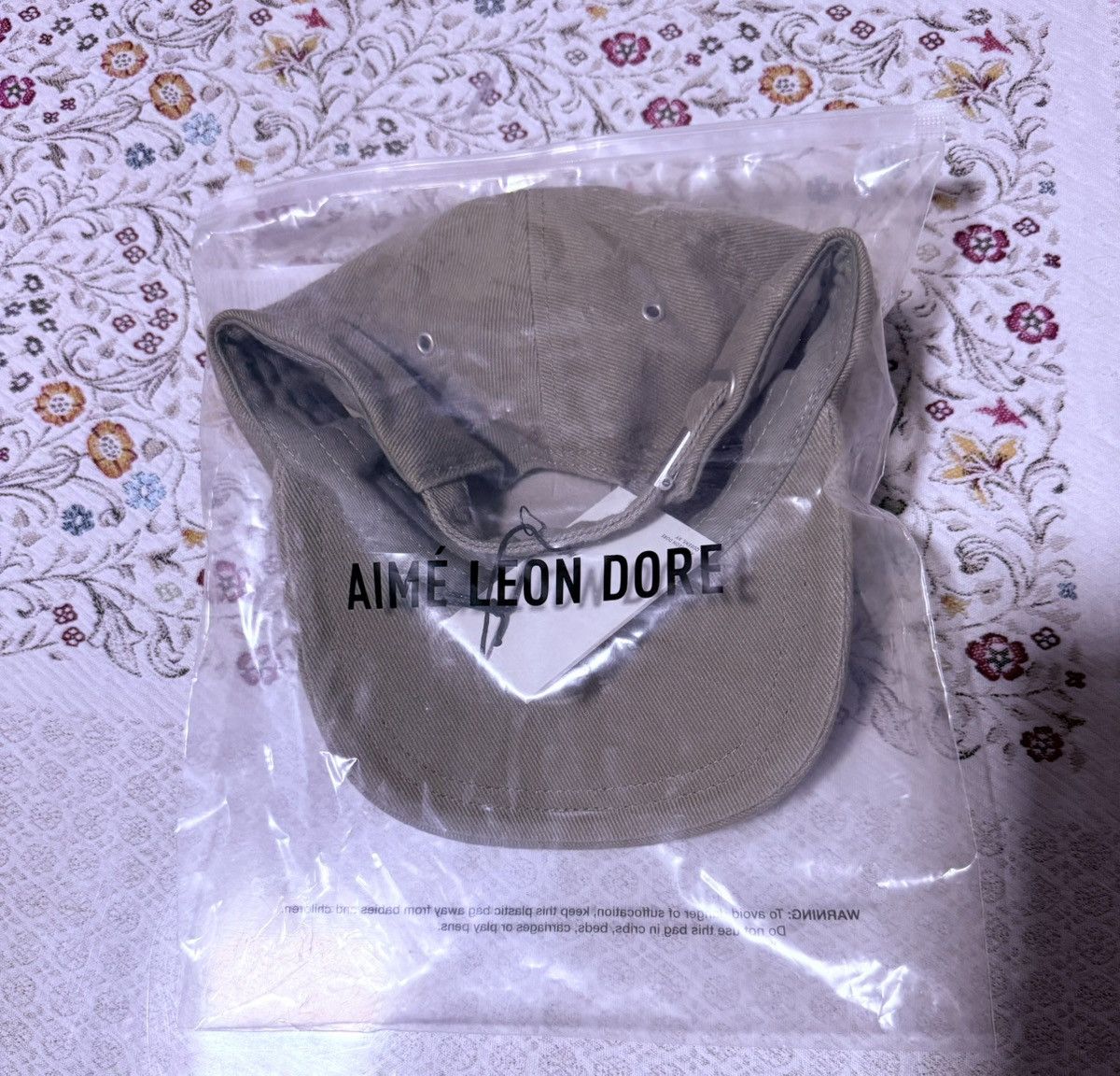 Aime Leon Dore Aime Leon Dore Washed “A” Logo Hat in “Seagrass” Cap Size ONE SIZE - 10 Thumbnail