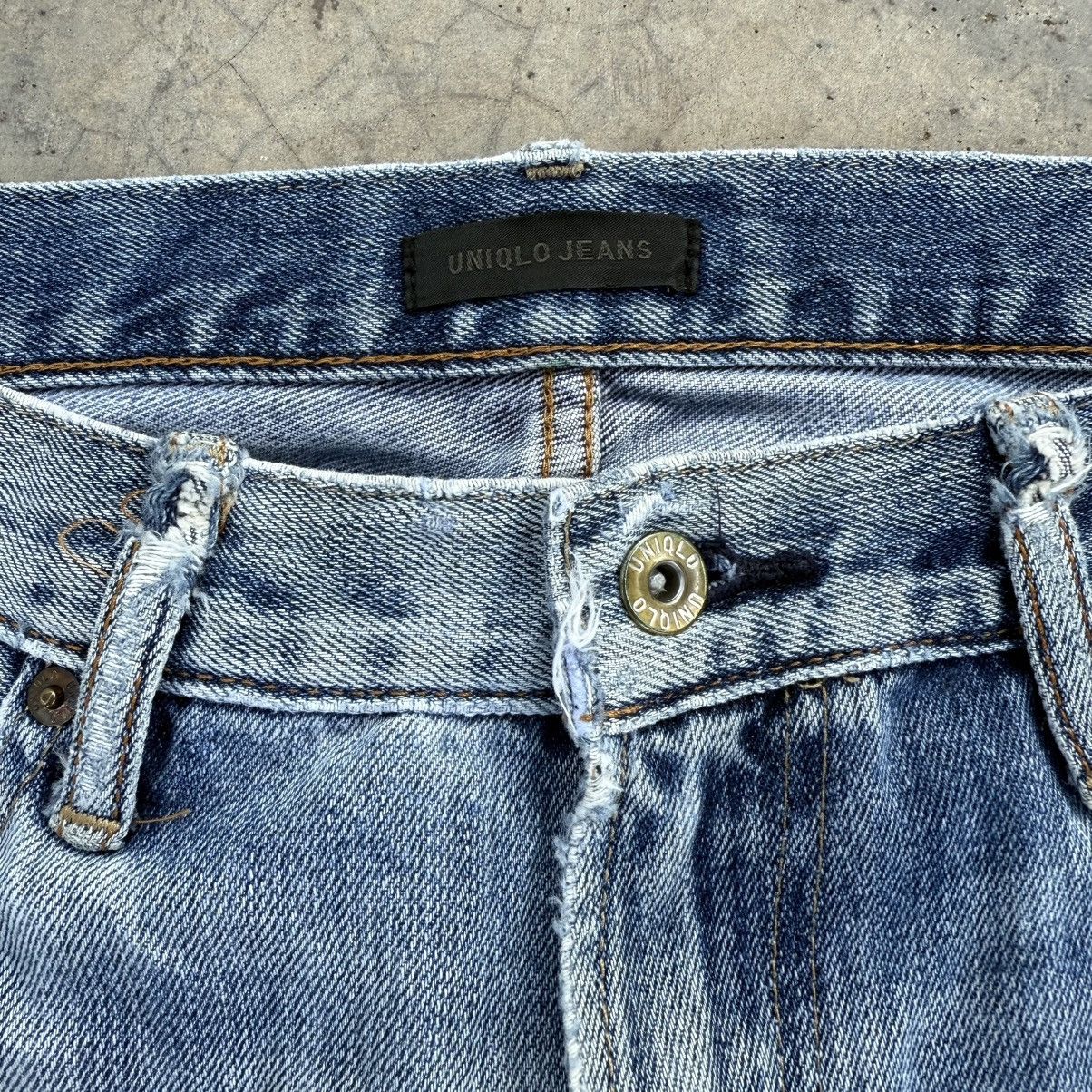 Japanese Brand × Jean × Vintage VINTAGE JAPANESE FADED RIPPED JEAN PANTS Size US 36 / EU 52 - 4 Thumbnail
