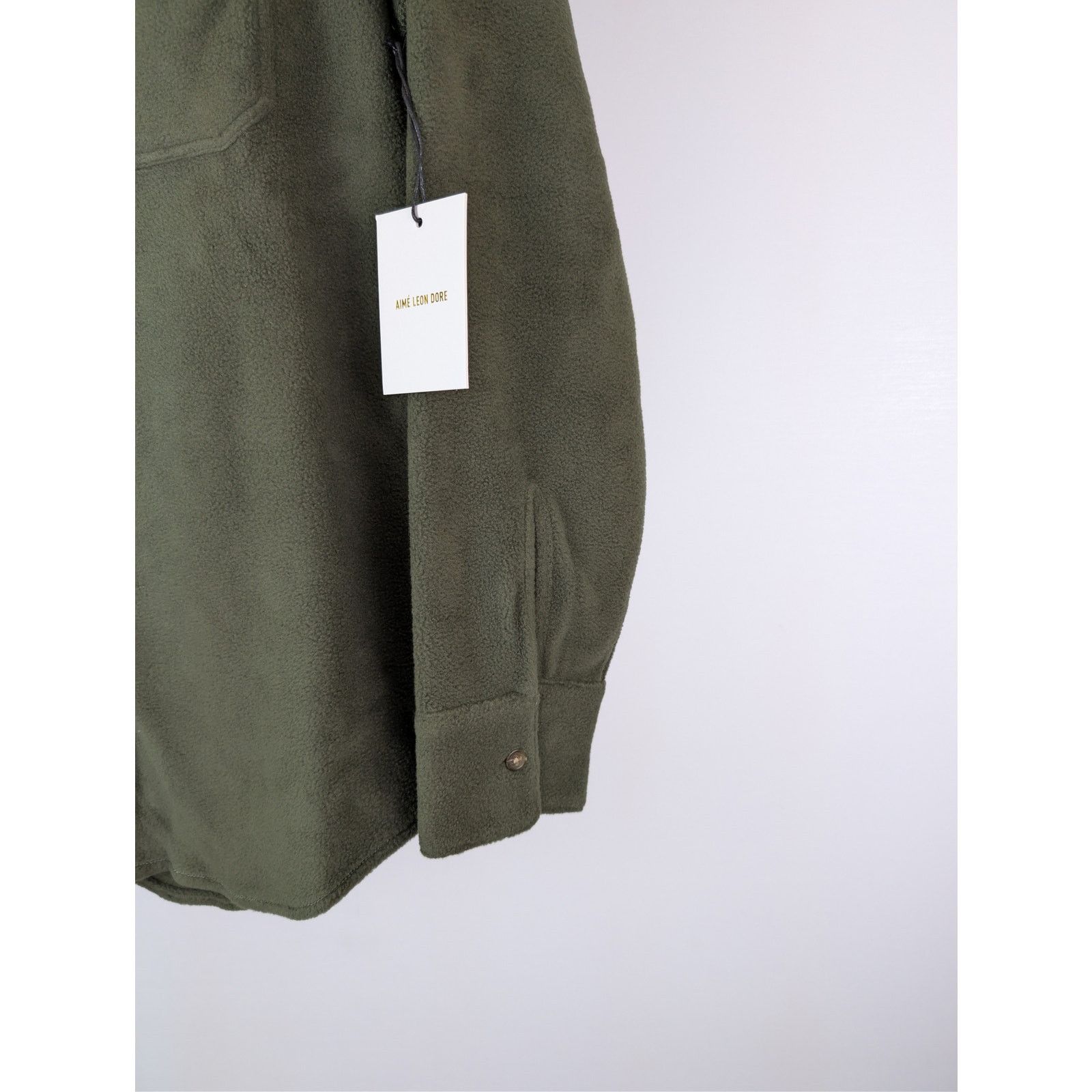 Aime Leon Dore o1rshd1 Fleece Shirt Button up shirt in Green Deep Depths Size US S / EU 44-46 / 1 - 5 Thumbnail