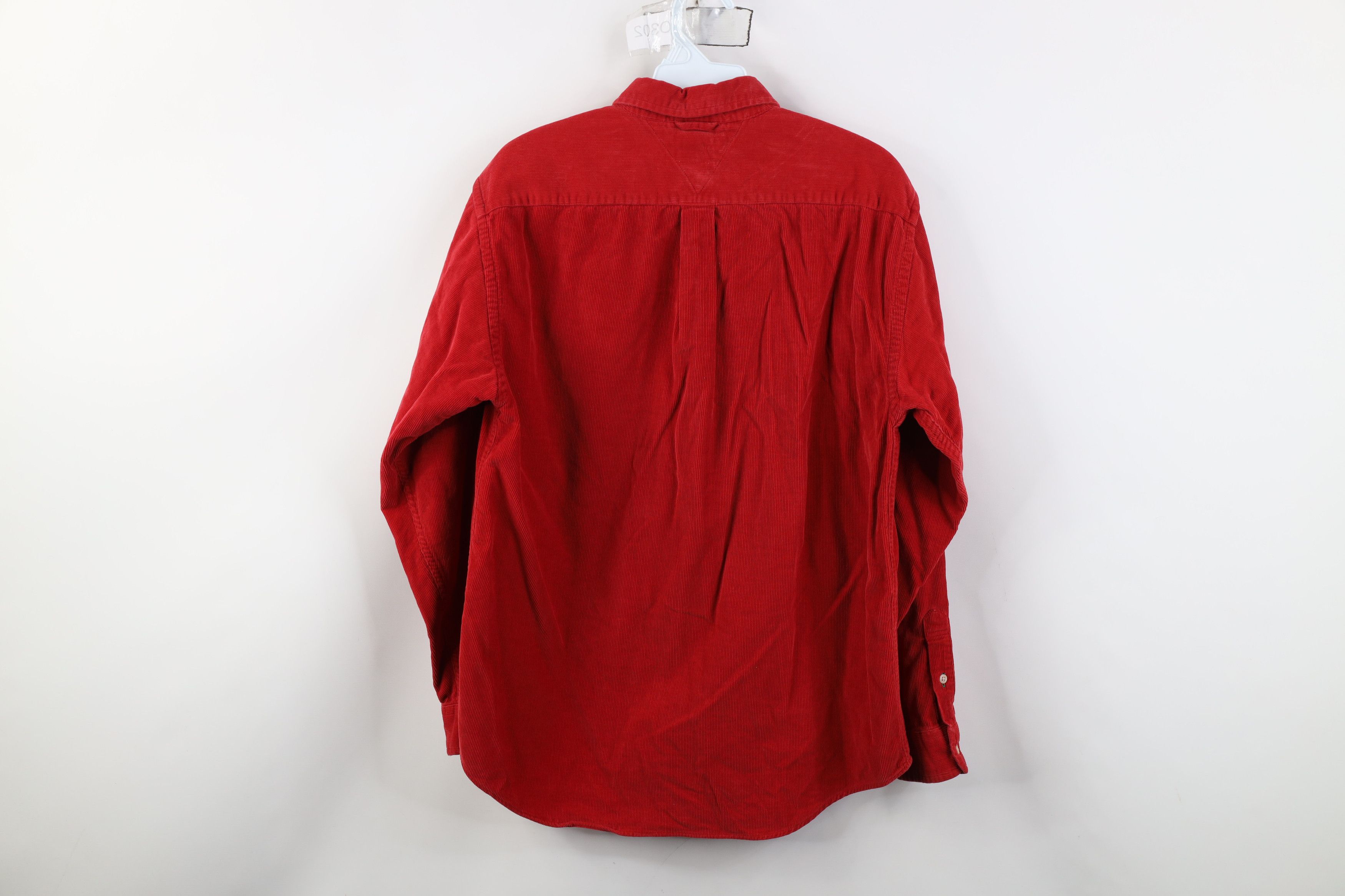 Tommy Hilfiger Vintage 90s Tommy Hilfiger Collared Button Down Shirt Red Size US S / EU 44-46 / 1 - 13 Thumbnail