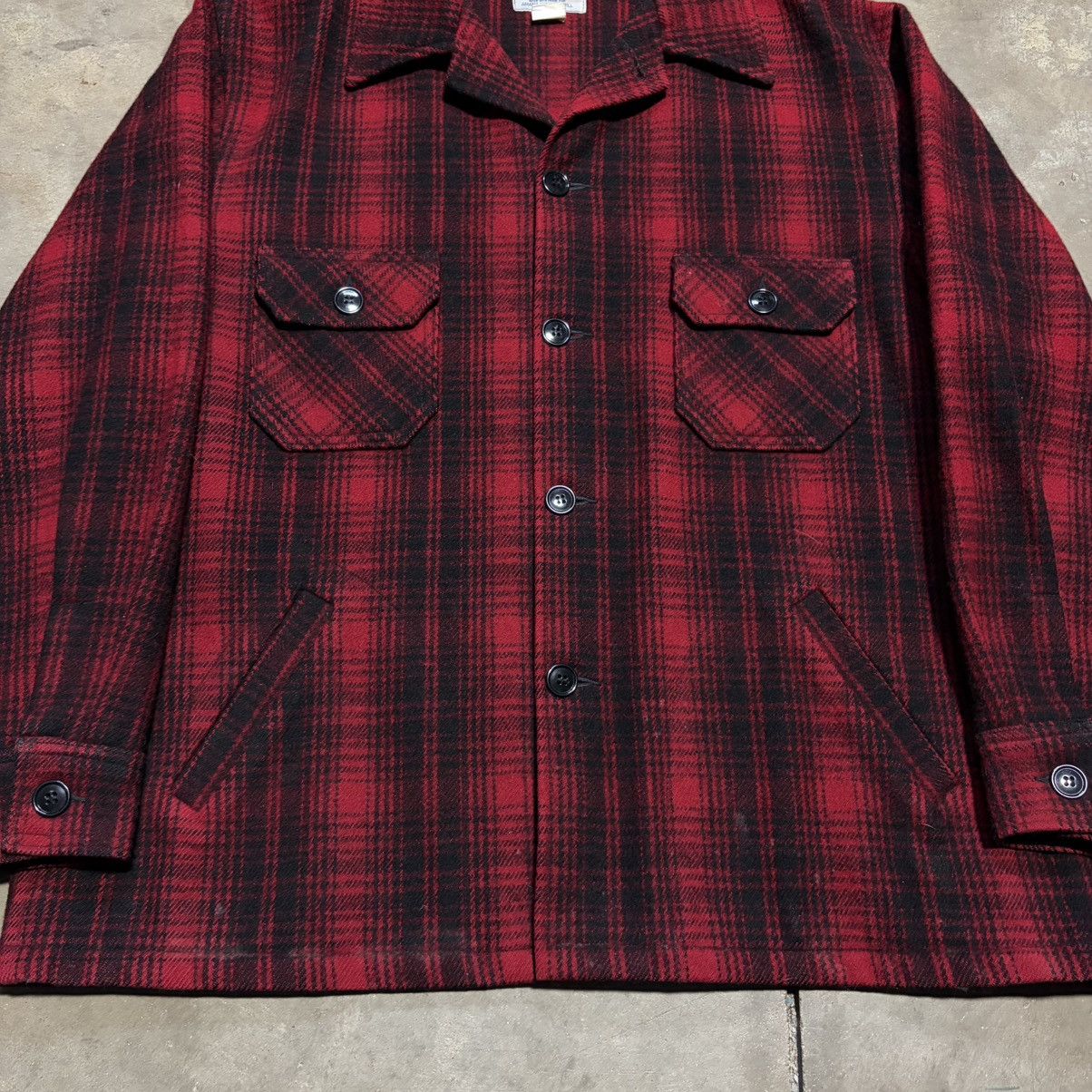Woolrich Woolen Mills Vintage 60s Amana Woolen Mills Buffalo Plaid Jacket Shacket Size US XL / EU 56 / 4 - 8 Thumbnail