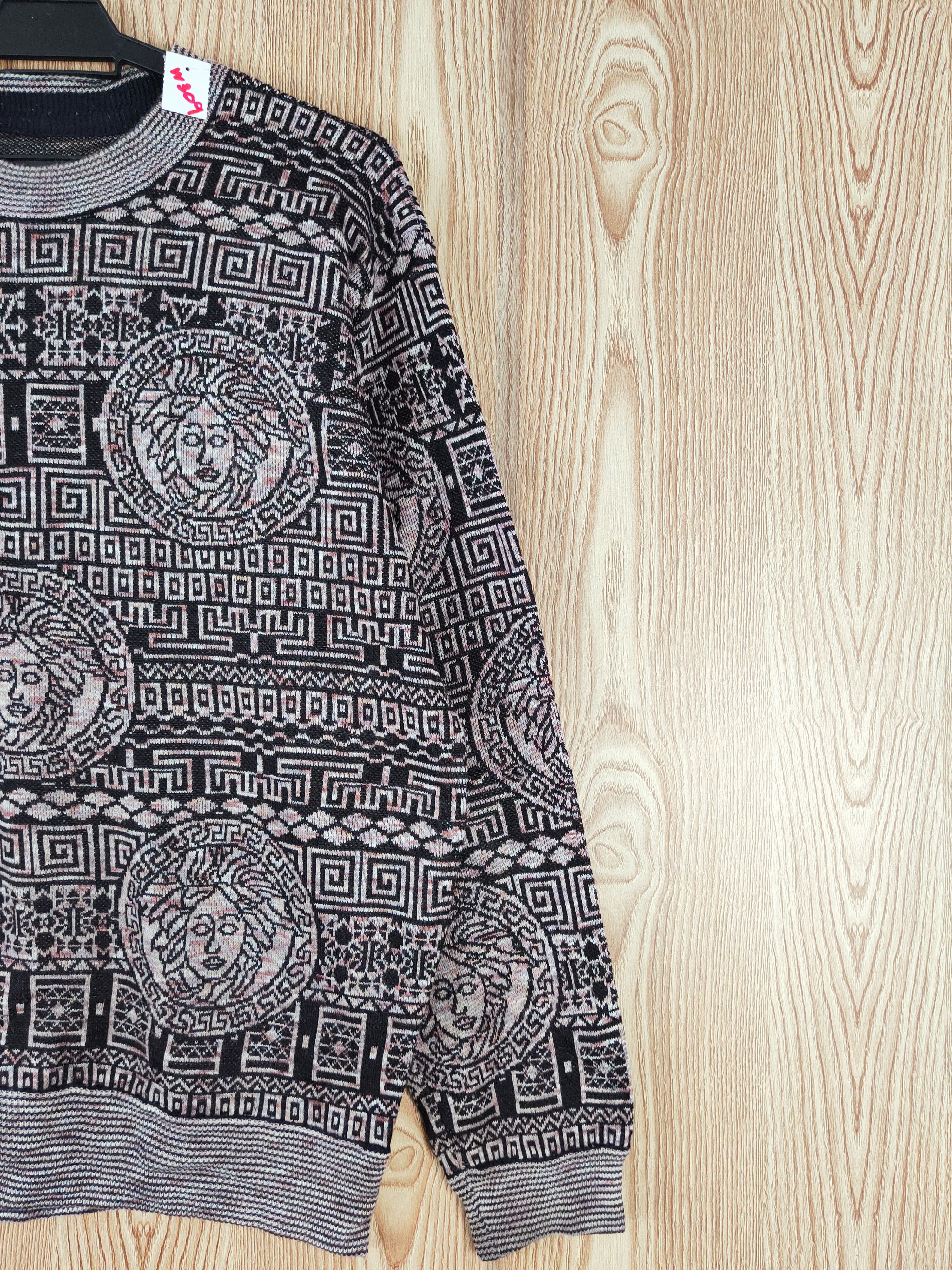 Japanese Brand DL Japan art like versace Knitwear Sweatshirts vintage #W309 Size US L / EU 52-54 / 3 - 5 Thumbnail