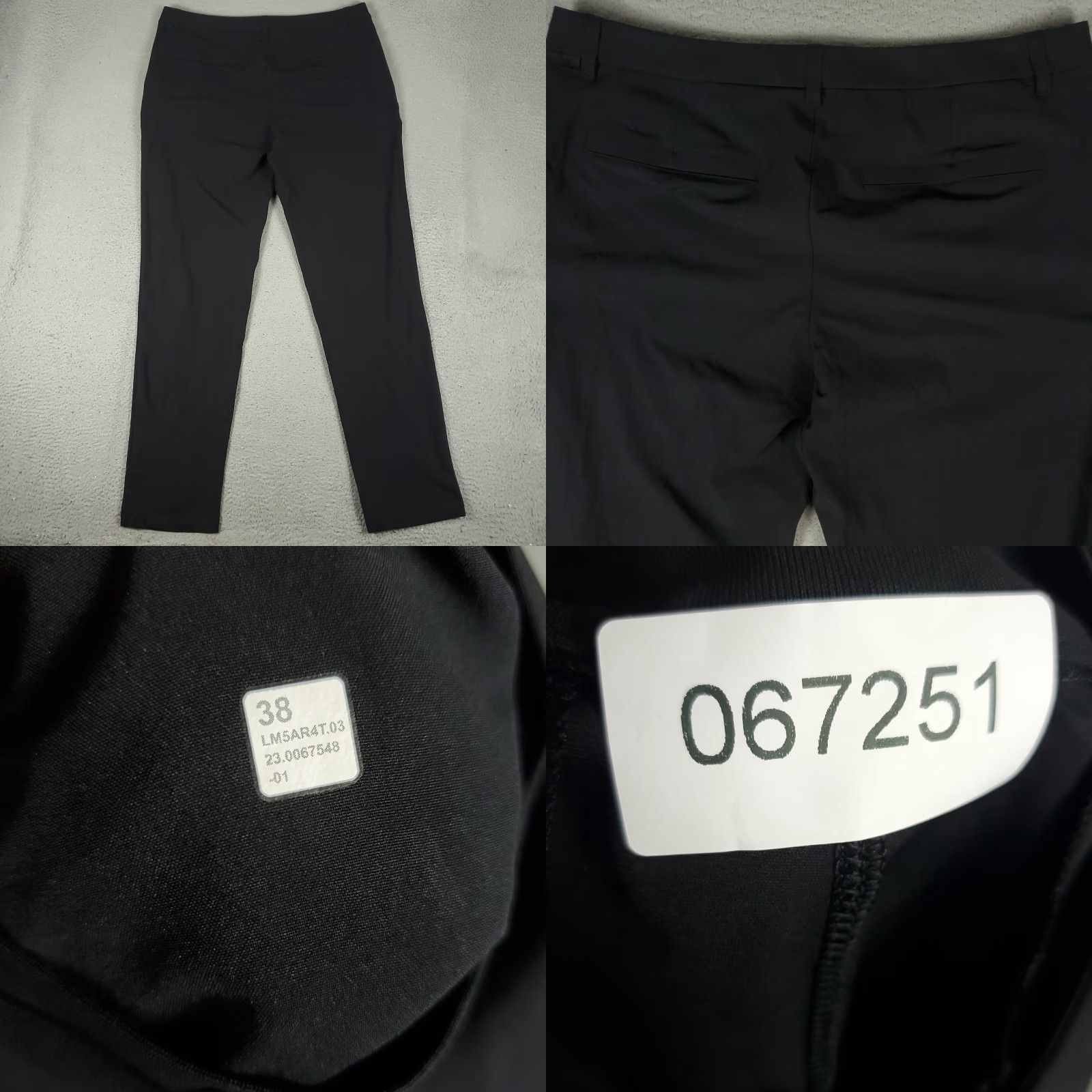 Lululemon Lululemon Pants Mens 38x35 Black Chino Trousers Flat Front Zip Pockets Regular Size US 38 / EU 54 - 8 Thumbnail