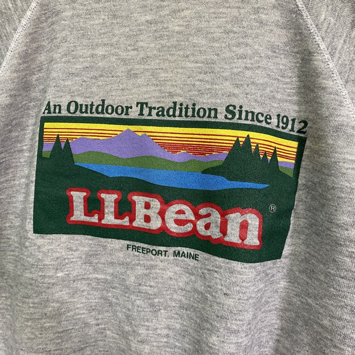 L.L. Bean Vintage 90s L.L. Bean Sunrise Landscape Logo Sweatshirt Size US M / EU 48-50 / 2 - 5 Thumbnail