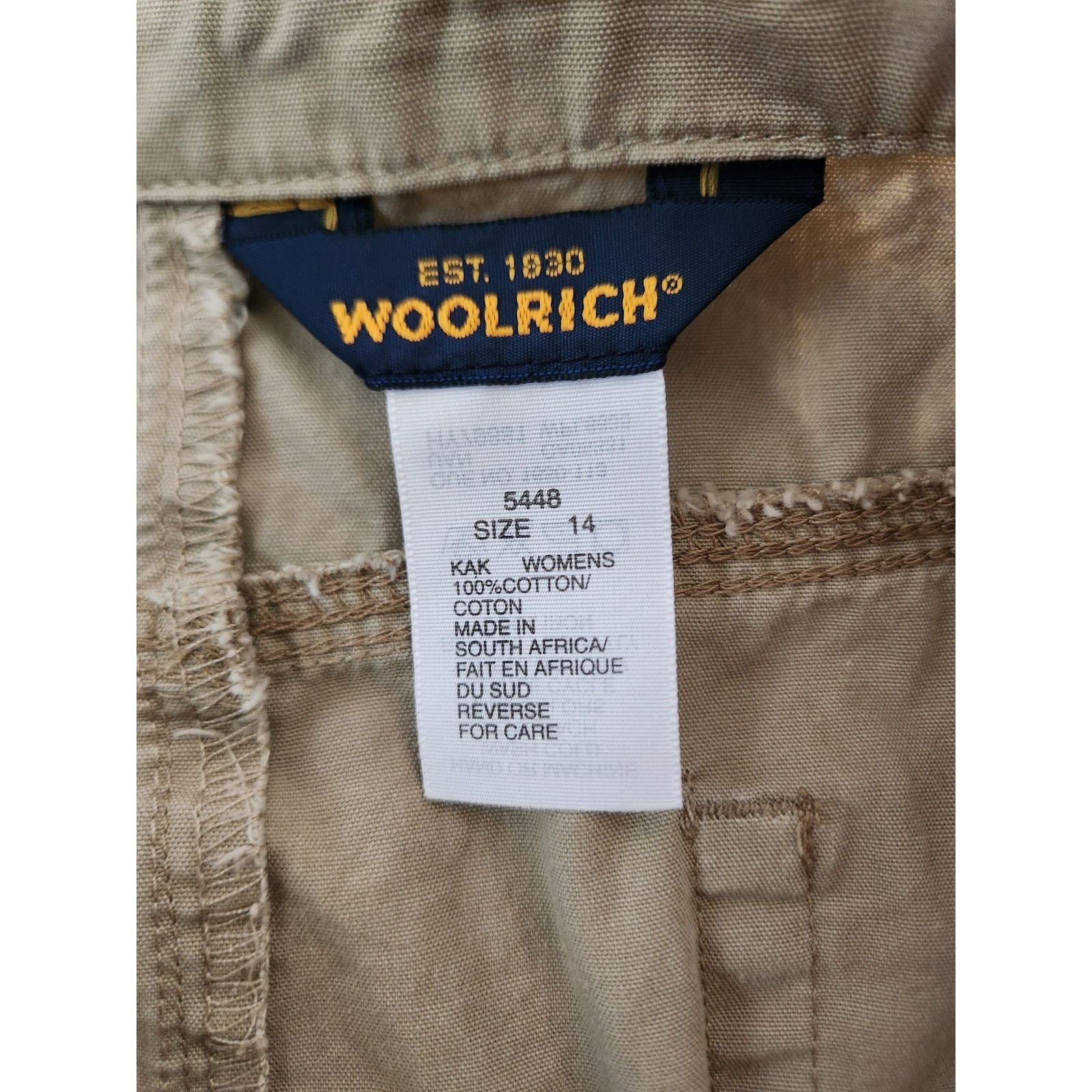 Woolrich Woolen Mills Woolrich Women's Khaki Skirt 14 Size 36" / US 14 / IT 50 - 9 Thumbnail