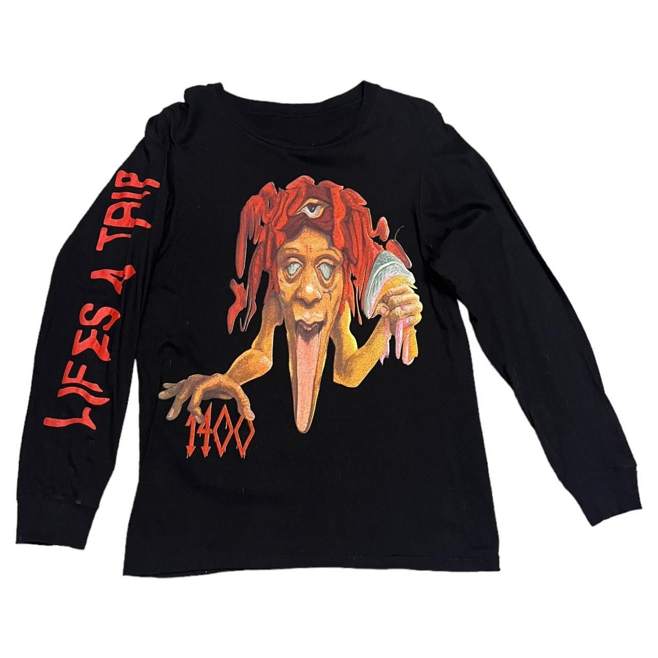 Rap Tees Trippie Redd “LIFE’S A TRIP” 1400 Melting Rap Tee Shirt Size US S / EU 44-46 / 1 - 1 Thumbnail