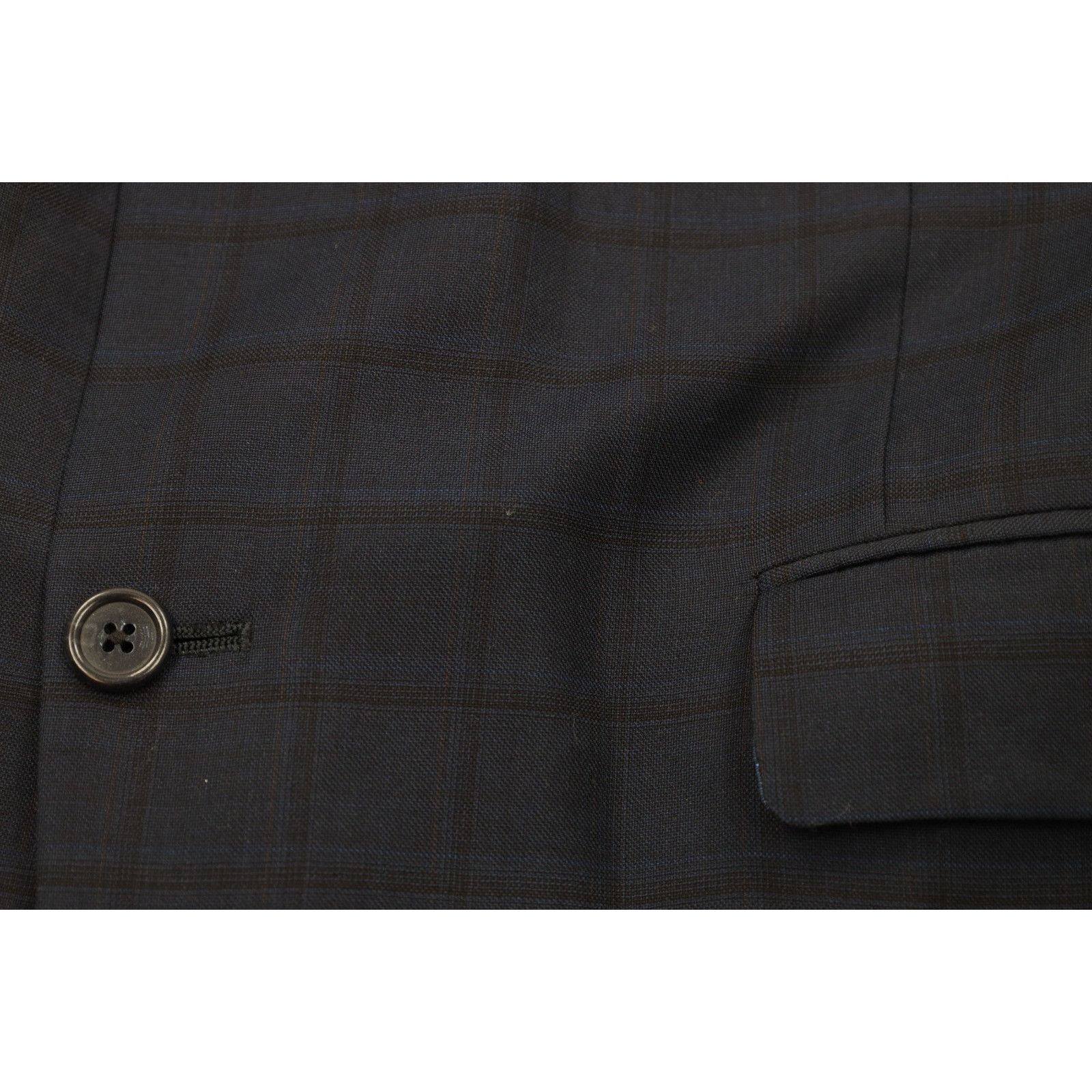 Vintage Vintage 90s Streetwear Wool 2 Piece Suit Plaid Size 42L - 6 Thumbnail