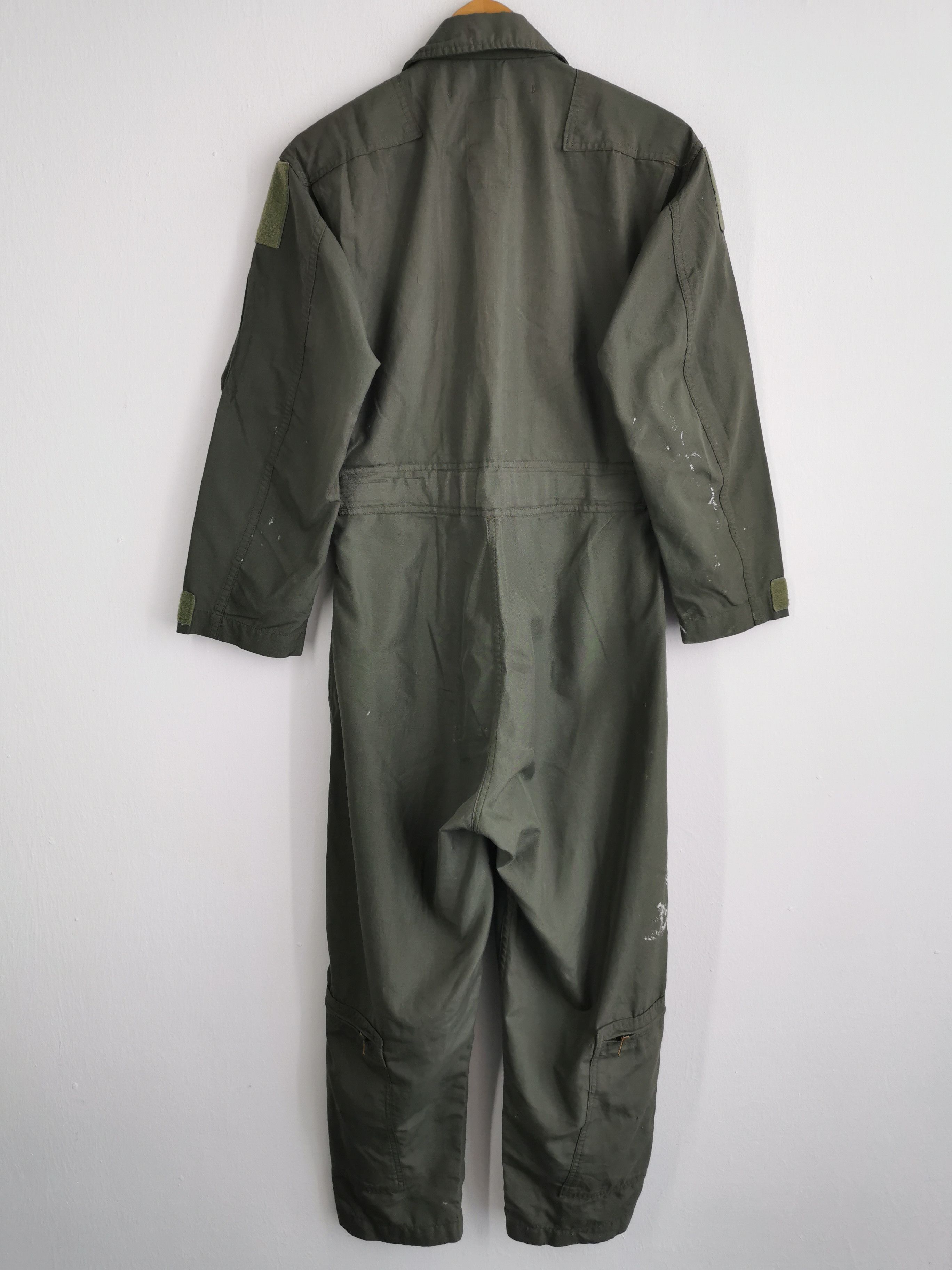 Vintage Distressed Vintage 80s US Army Flyer's CWU-27P Coveralls Size US 32 / EU 48 - 2 Thumbnail