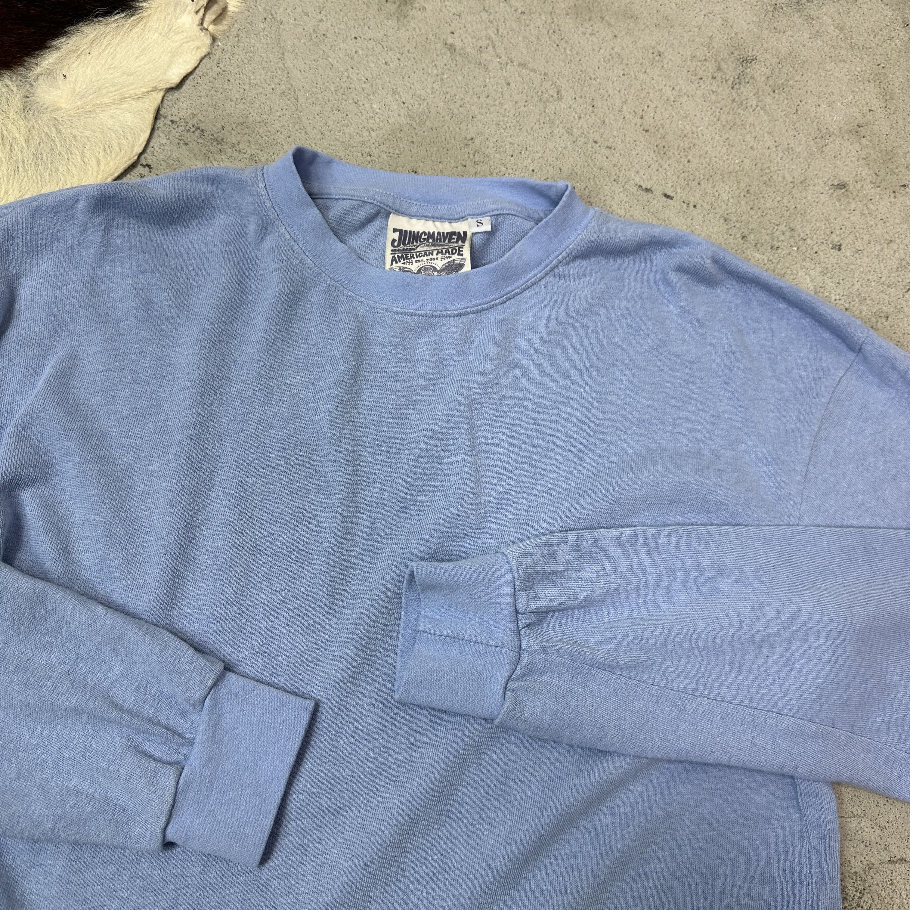 Jungmaven Vintage Streetwear Jungmaven Cropped Longsleeve Sweater Y2K Size US S / EU 44-46 / 1 - 3 Thumbnail
