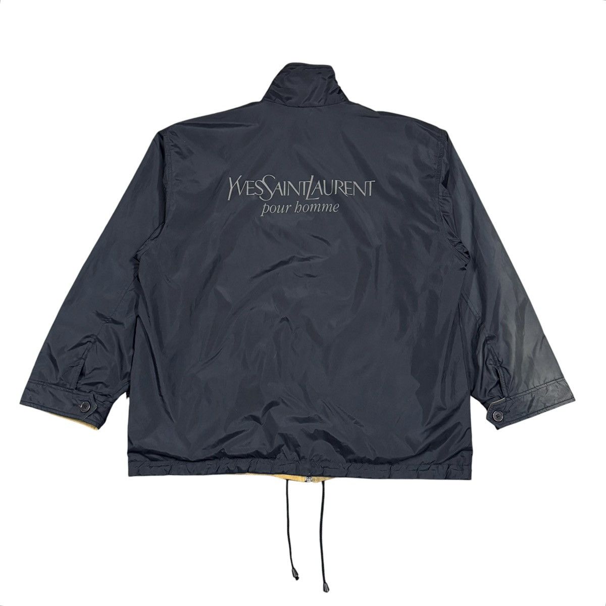 Yves Saint Laurent Vtg🔥90’s YvesSaintLaurent Pour Homme SpellOut Logo Size US L / EU 52-54 / 3 - 1 Thumbnail