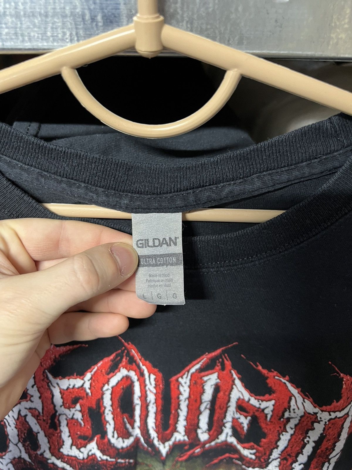 Band Tees Kenshi Requiem World Tour Death Trash Metal Longsleeve Band Size US L / EU 52-54 / 3 - 4 Thumbnail