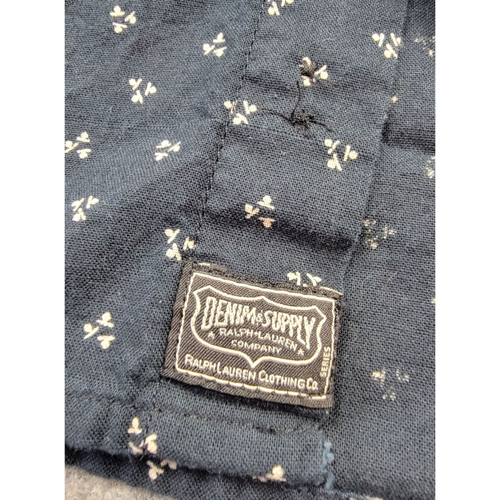 Vintage Denim & Supply Ralph Lauren Shirt Mens Medium Blue Long Sleeve Button Down Size US M / EU 48-50 / 2 - 4 Thumbnail