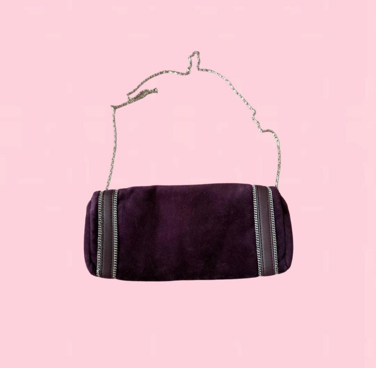 Juicy Couture Juicy couture vintage velour purple and silver clutch purse Size ONE SIZE - 2 Thumbnail