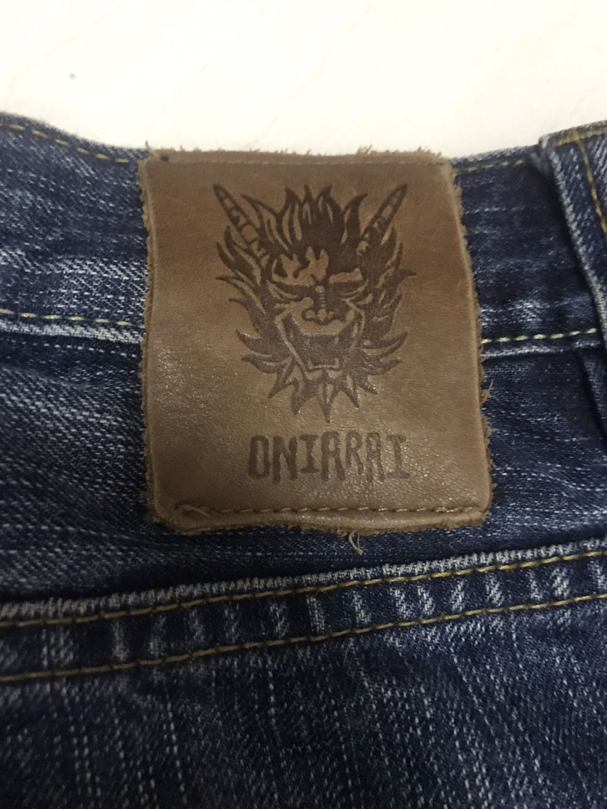 Japanese Brand × Oni × Vintage Oniarai japanese blue jeans denim Size US 32 / EU 48 - 5 Thumbnail