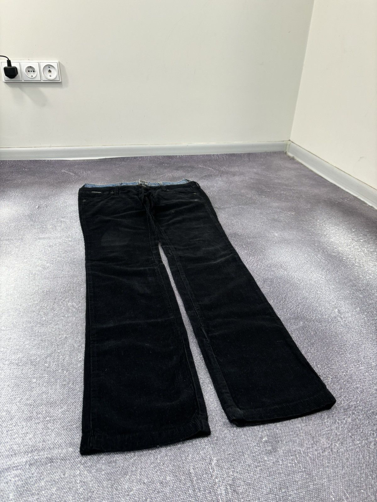 Dolce & Gabbana Vintage Dolce & Gabbana Lovely Women’s Black Corduroy Jeans Size 27" / US 4 / IT 40 - 3 Thumbnail