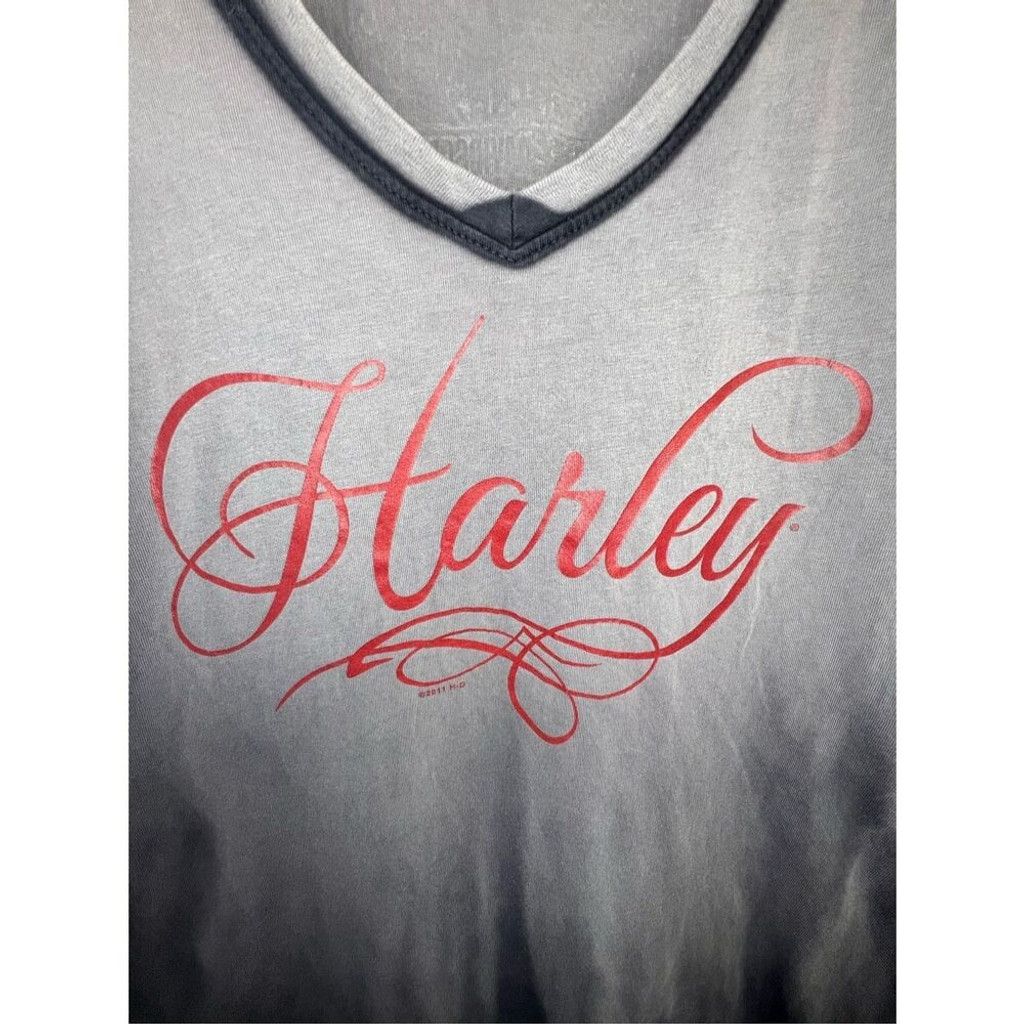 Harley Davidson Harley Davidson Short Sleeve T-Shirt With “Harley” Graphic Size M / US 6-8 / IT 42-44 - 2 Thumbnail