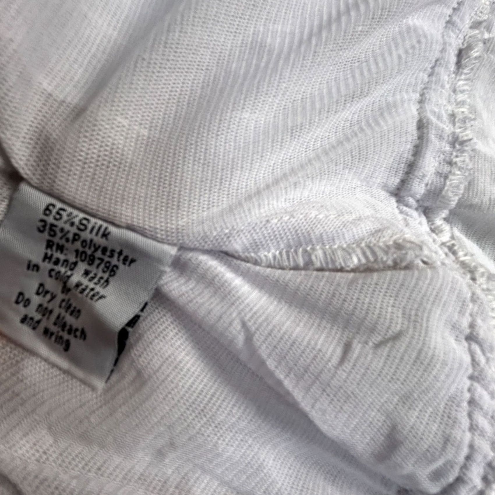 Vintage Pretty Angel Womens White Lace Boho Button Down Blouse Top Size Medium Collared Size M / US 6-8 / IT 42-44 - 6 Thumbnail