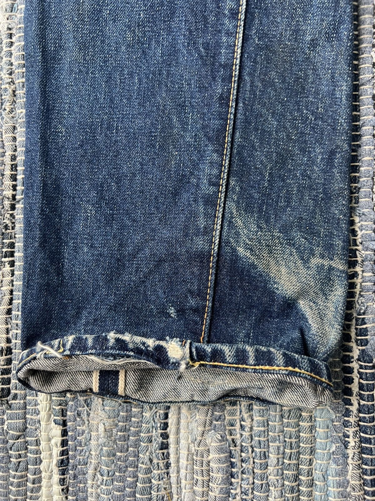 Denime 1990s Denime Kyoto Orizzonti Beautiful Faded Selvaged Denim Size US 30 / EU 46 - 11 Thumbnail