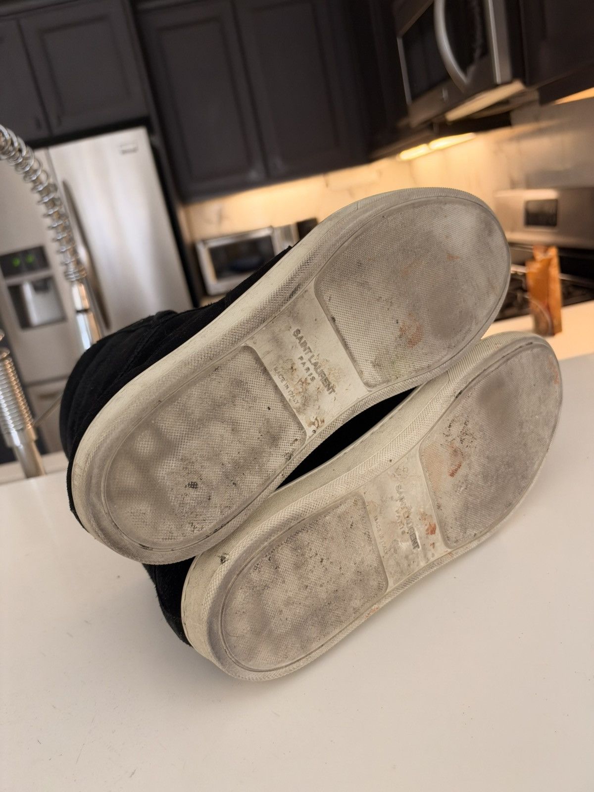Yves Saint Laurent Saint Laurent Men’s High-Top Sneakers Black Size 44 / US 11 Size US 11 / EU 44 - 5 Thumbnail