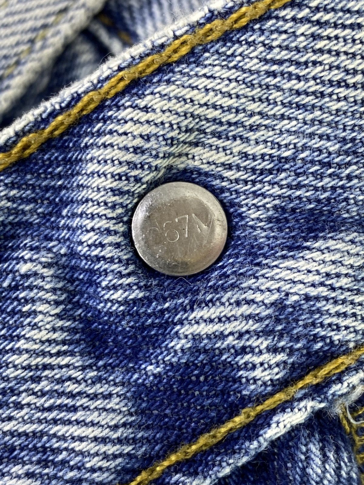 Jean × Levi's × Vintage VINTAGE LEVIS 505 BLUE WASH JEANS - J894 Size US 34 / EU 50 - 6 Thumbnail