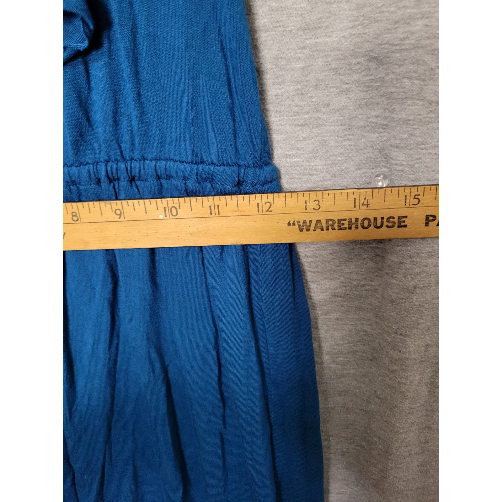 Old Navy Women's Old Navy Blue Ruffle Knee Length Dress S Size S / US 4 / IT 40 - 6 Thumbnail