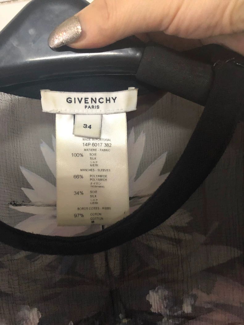 Givenchy Givenchy SizeS Mulberry Silk Hoodie, Size 34 Size US S / EU 44-46 / 1 - 4 Thumbnail
