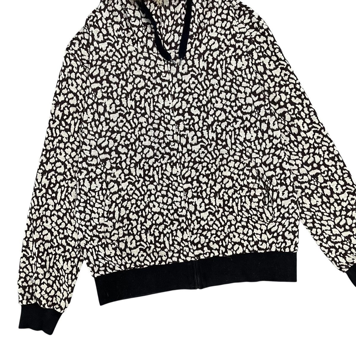 If Six Was Nine Vintage Scorpion Leopard Faux Fur Hoodie LGB Style Size US L / EU 52-54 / 3 - 3 Thumbnail