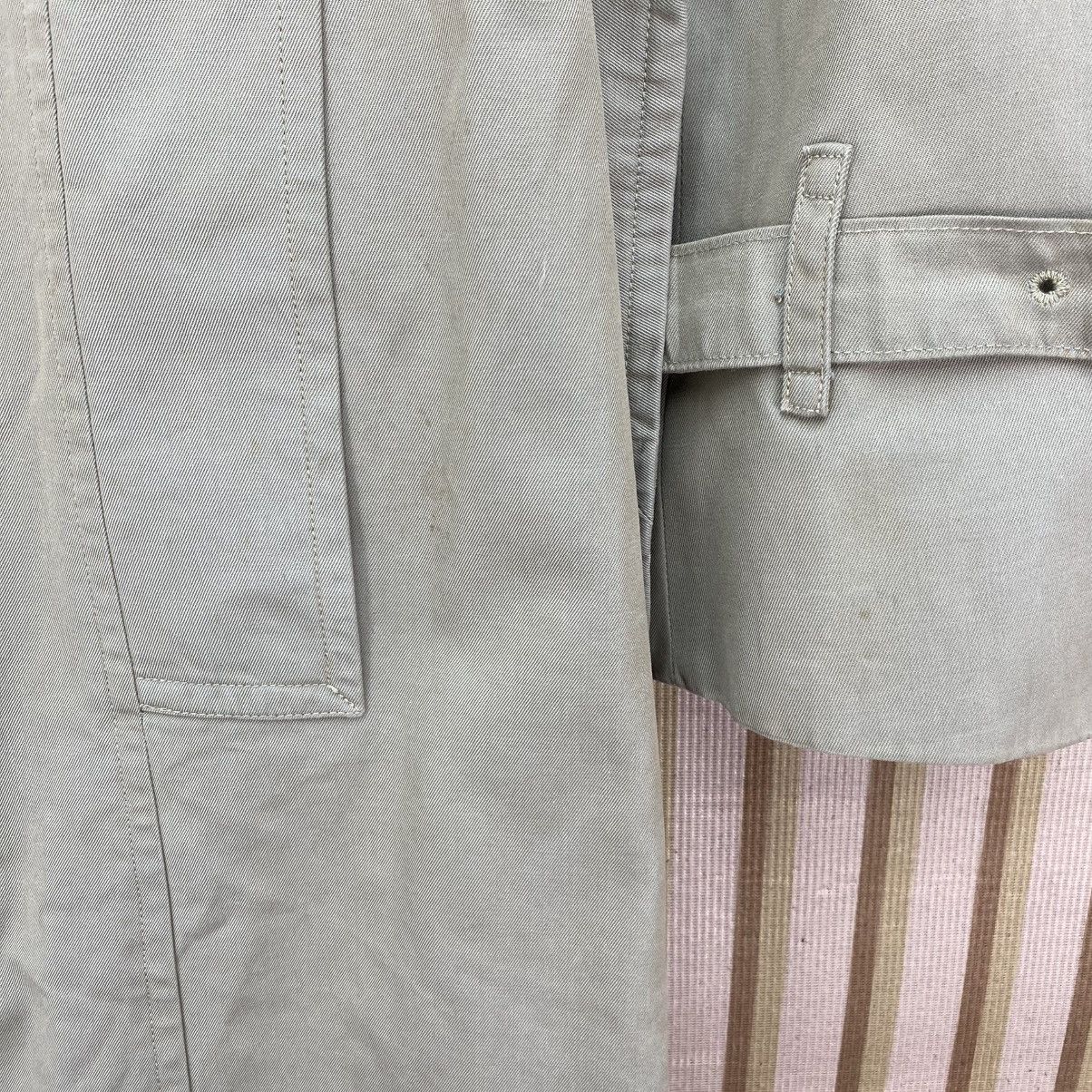 Burberry 🌺Vintage 90s Burberrys Double Breasted Belted Trench Coat Size S / US 4 / IT 40 - 8 Thumbnail