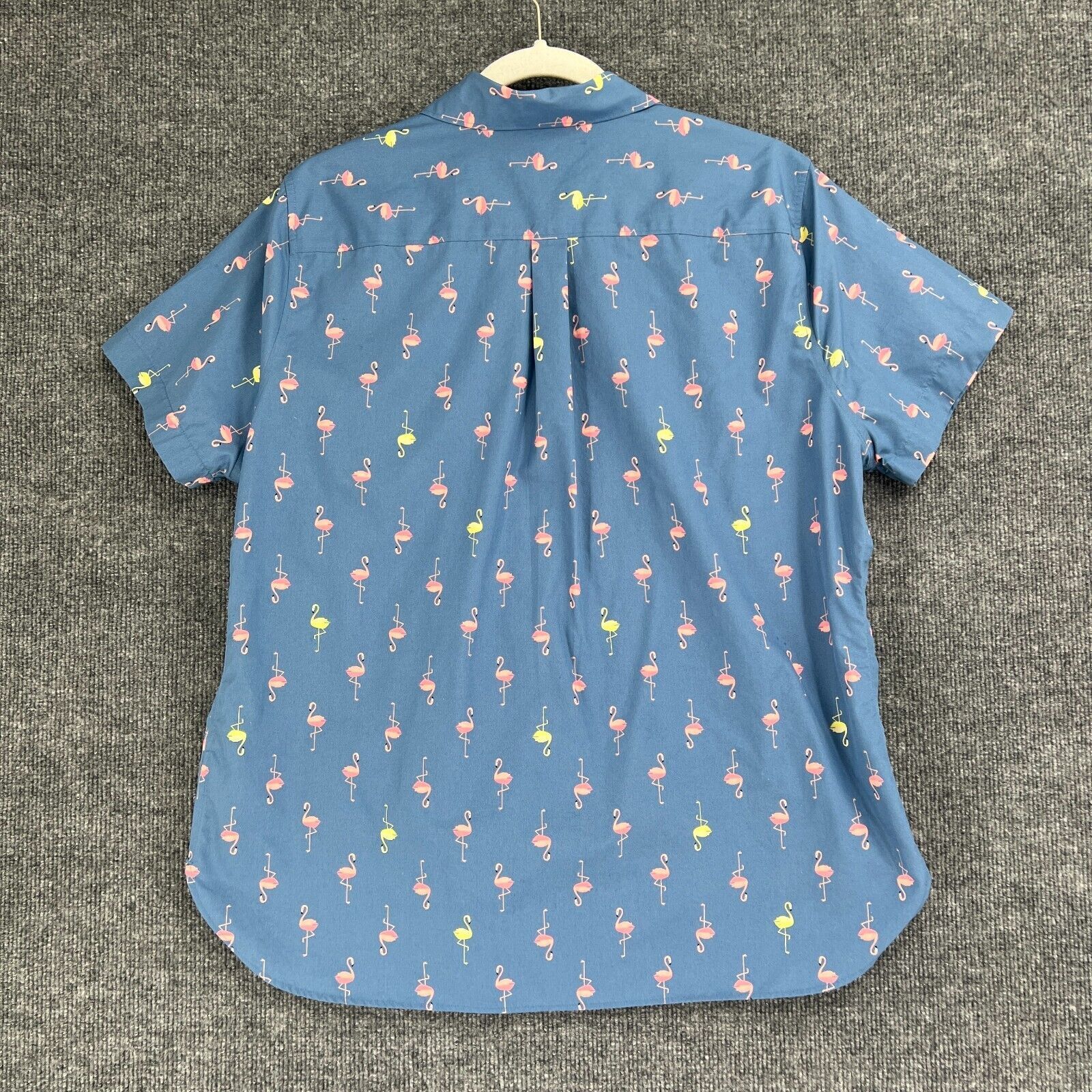 Lands' End Lands End No Iron Supima Short Sleeve Shirt Flamingo Size 14 Size XL / US 12-14 / IT 48-50 - 4 Thumbnail