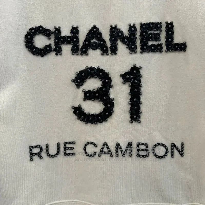 Chanel Chanel Beige Cotton Women's Sweatshirt . Size M / US 6-8 / IT 42-44 - 5 Thumbnail