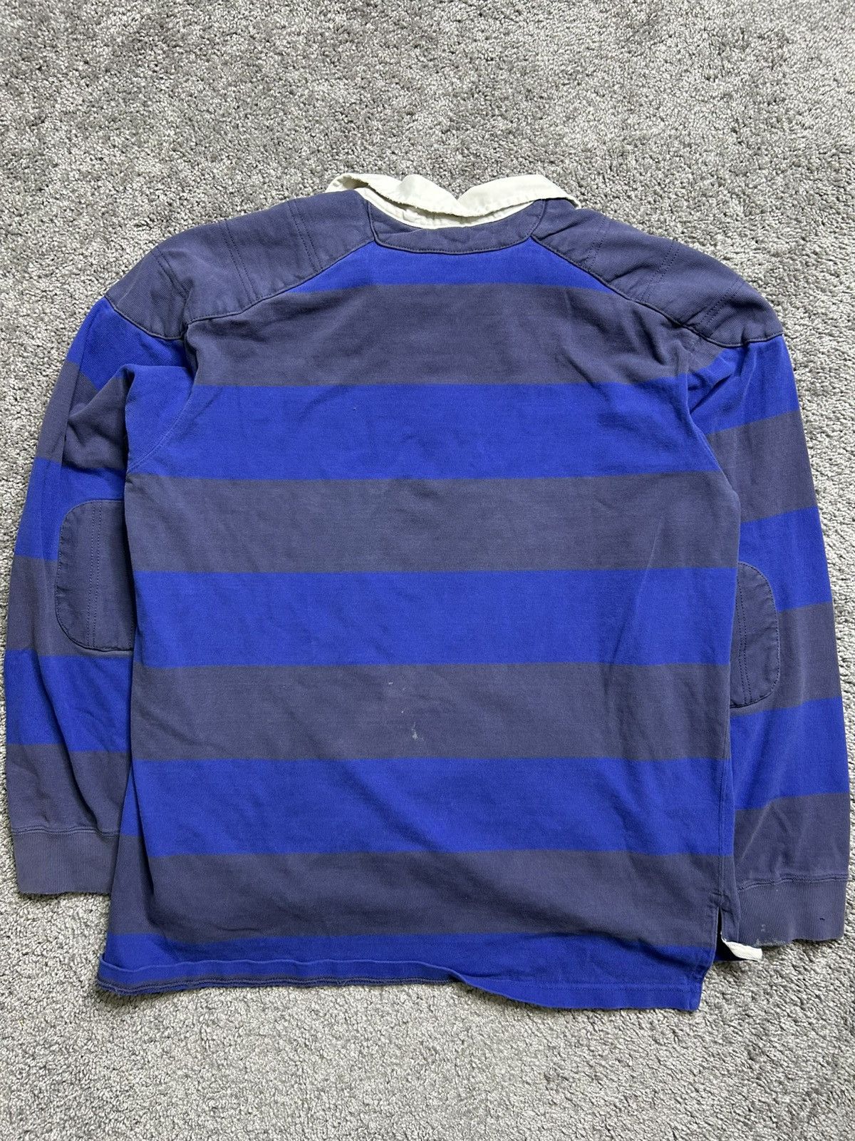 Polo Ralph Lauren Vintage 80s Polo Ralph Lauren Rugby Long Sleeve Striped Size US L / EU 52-54 / 3 - 9 Thumbnail