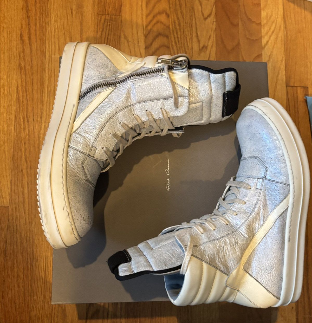 Rick Owens Rick Owens 2017 geobasket scrape in pelle size 43 Size US 10 / EU 43 - 5 Thumbnail