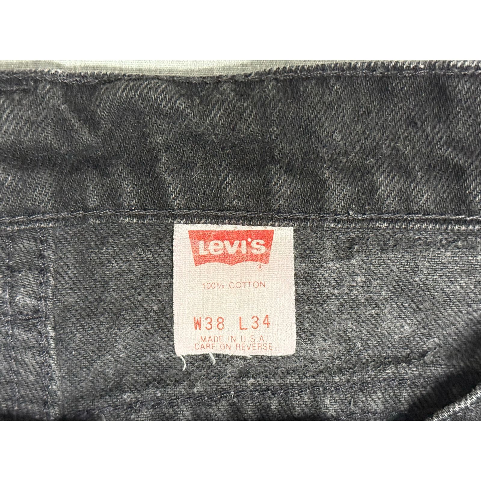 Levi's × Vintage Vintage 90s Levi’s 550 Relaxed Fit Denim Jeans 38x34 Size US 38 / EU 54 - 3 Thumbnail