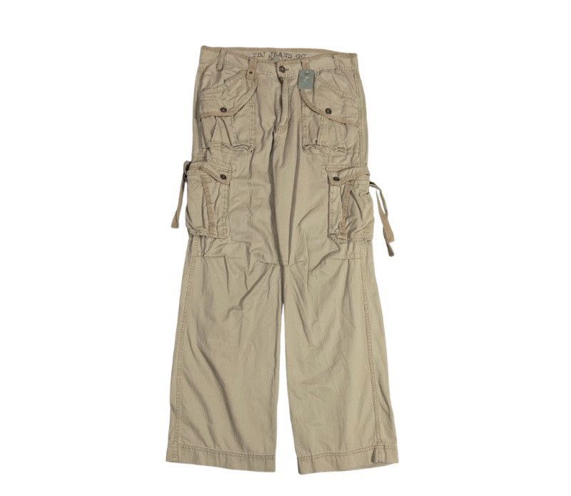 image of Beauty Beast x Hysteric Glamour Design Japanese Multipocket Cargo Bondage Pants in Khaki (Size 35)