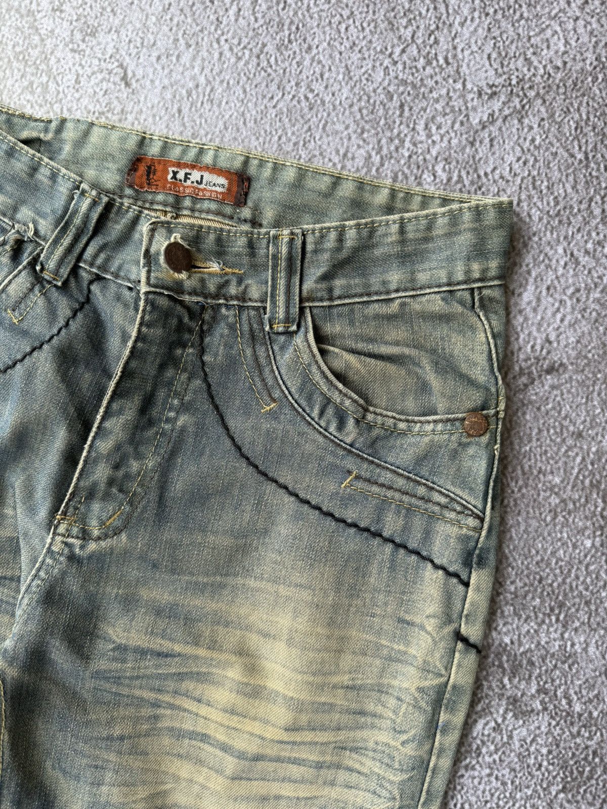 Japanese Brand Distressed Denim Washed Jeans Ifsixwasnine Styled Size US 30 / EU 46 - 3 Thumbnail