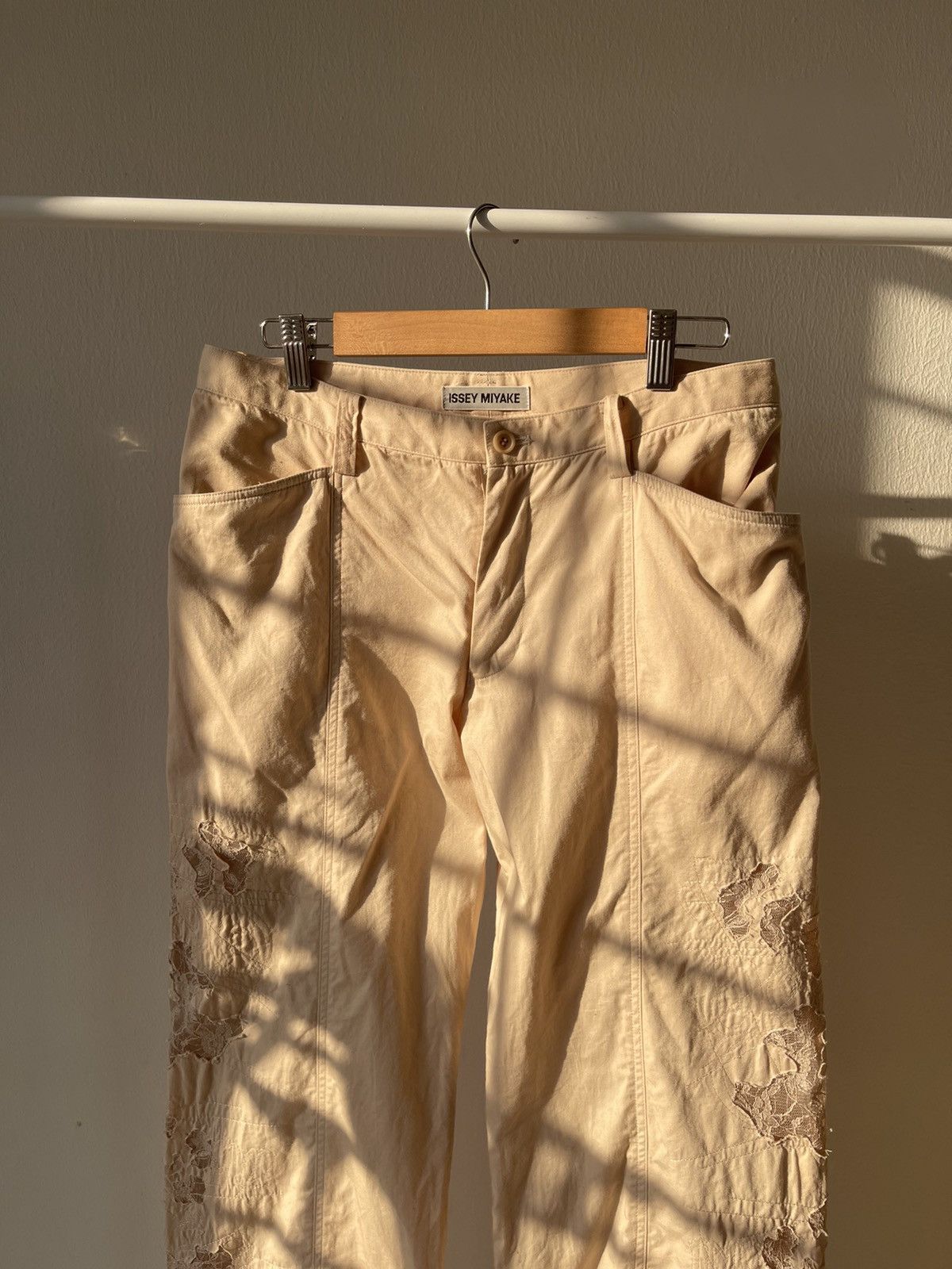 Issey Miyake × Pleats Please Issey Miyake 2003 Issey Miyake Naoki Takizawa Flare Pants Size US 30 / EU 46 - 6 Thumbnail