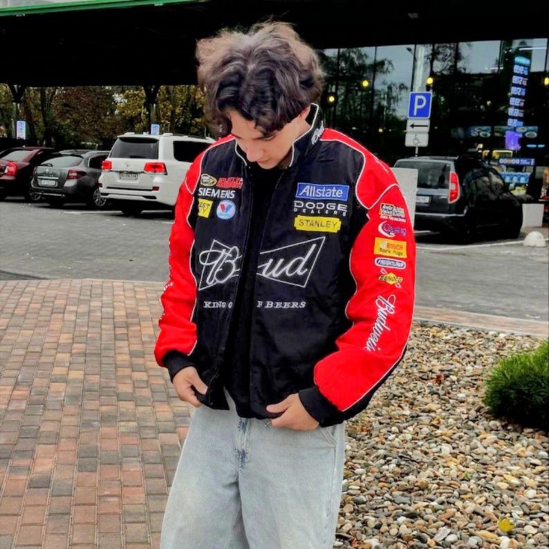 Budweiser 🔥 Budweiser 🔥 Streetwear Unisex Adult Jacket Vintage Coat Size US XL / EU 56 / 4 - 3 Thumbnail