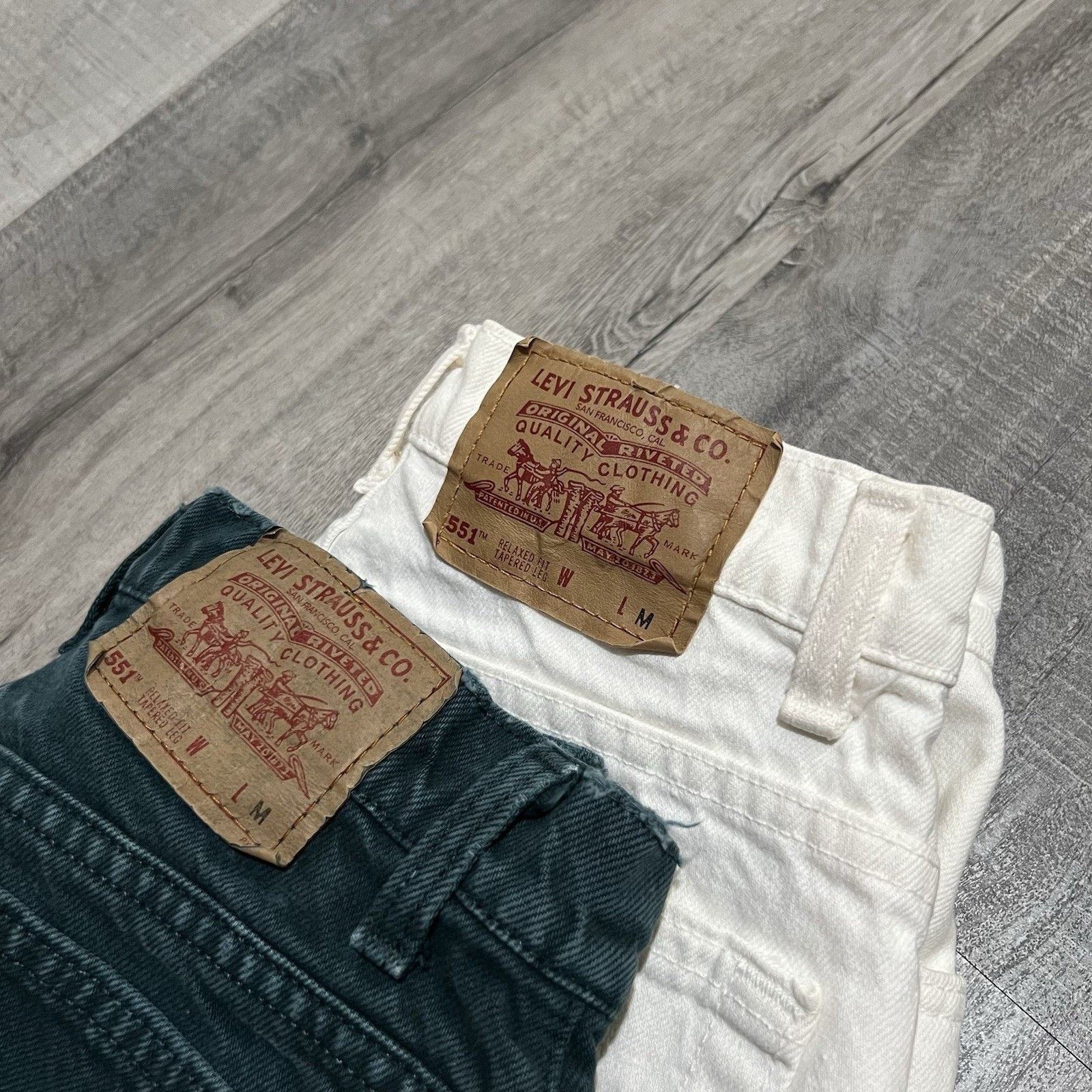 Levi's VTG Levis 551 Womens Denim Jeans Bundle 90 Relaxed Tapered Size 32" / US 10 / IT 46 - 8 Thumbnail